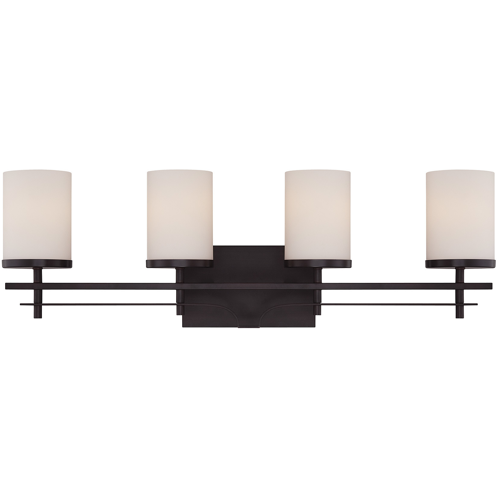 Colton 4 Light 28.5 inch English Bronze Bathroom Vanity Light Wall Light, Essentials