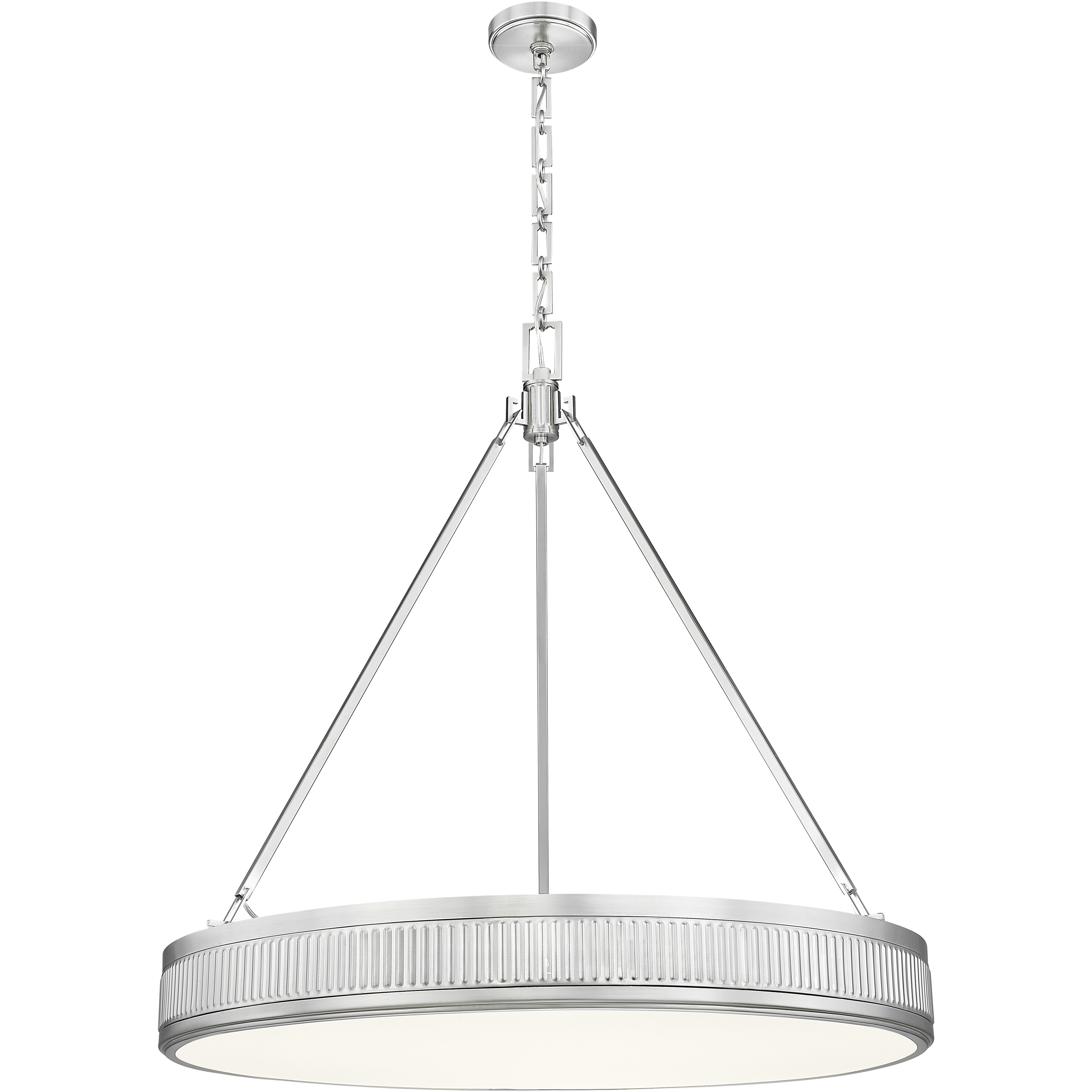 Quinn LED 32 inch Satin Nickel Pendant Ceiling Light