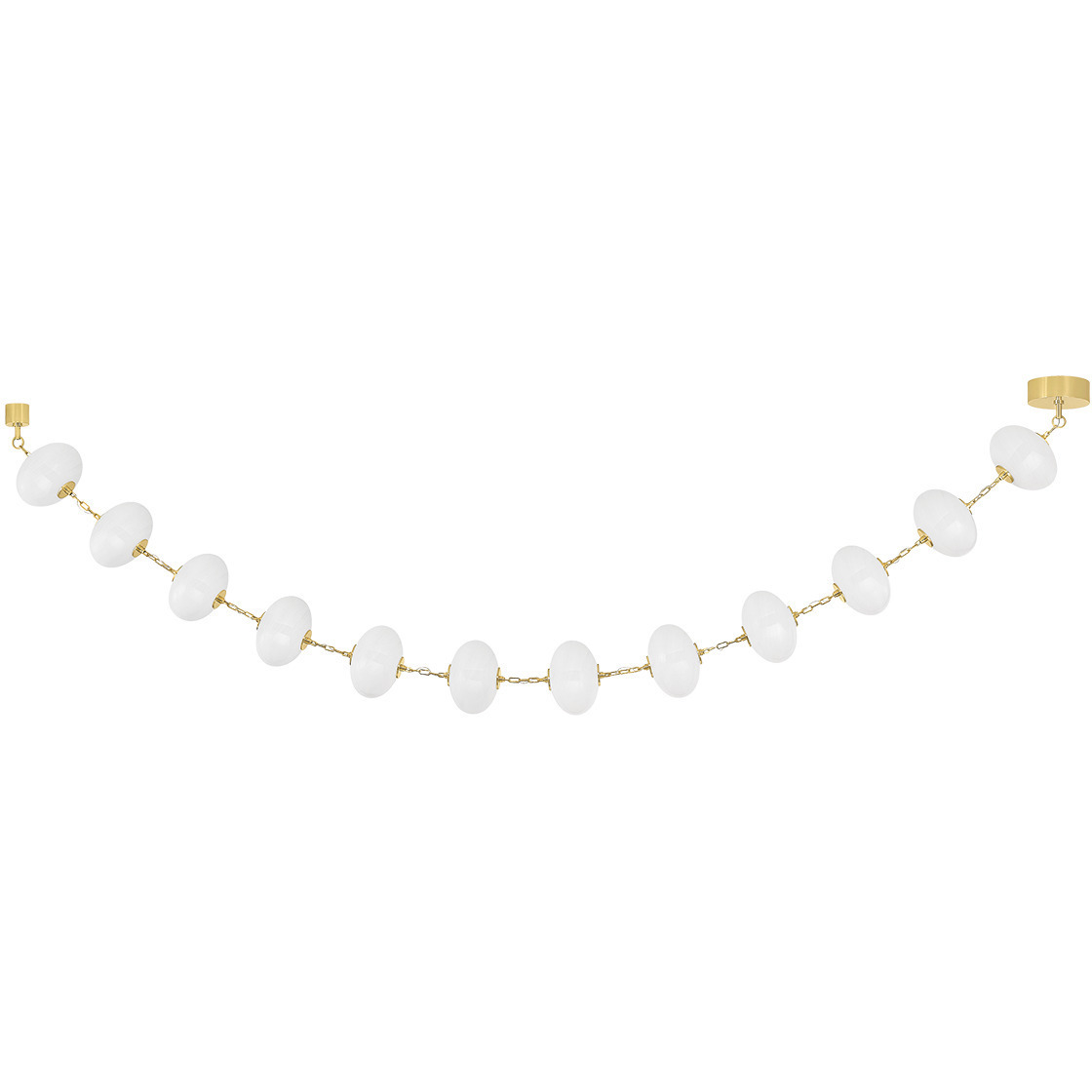Nephele LED 10 inch Vintage Polished Brass Chandelier Ceiling Light
