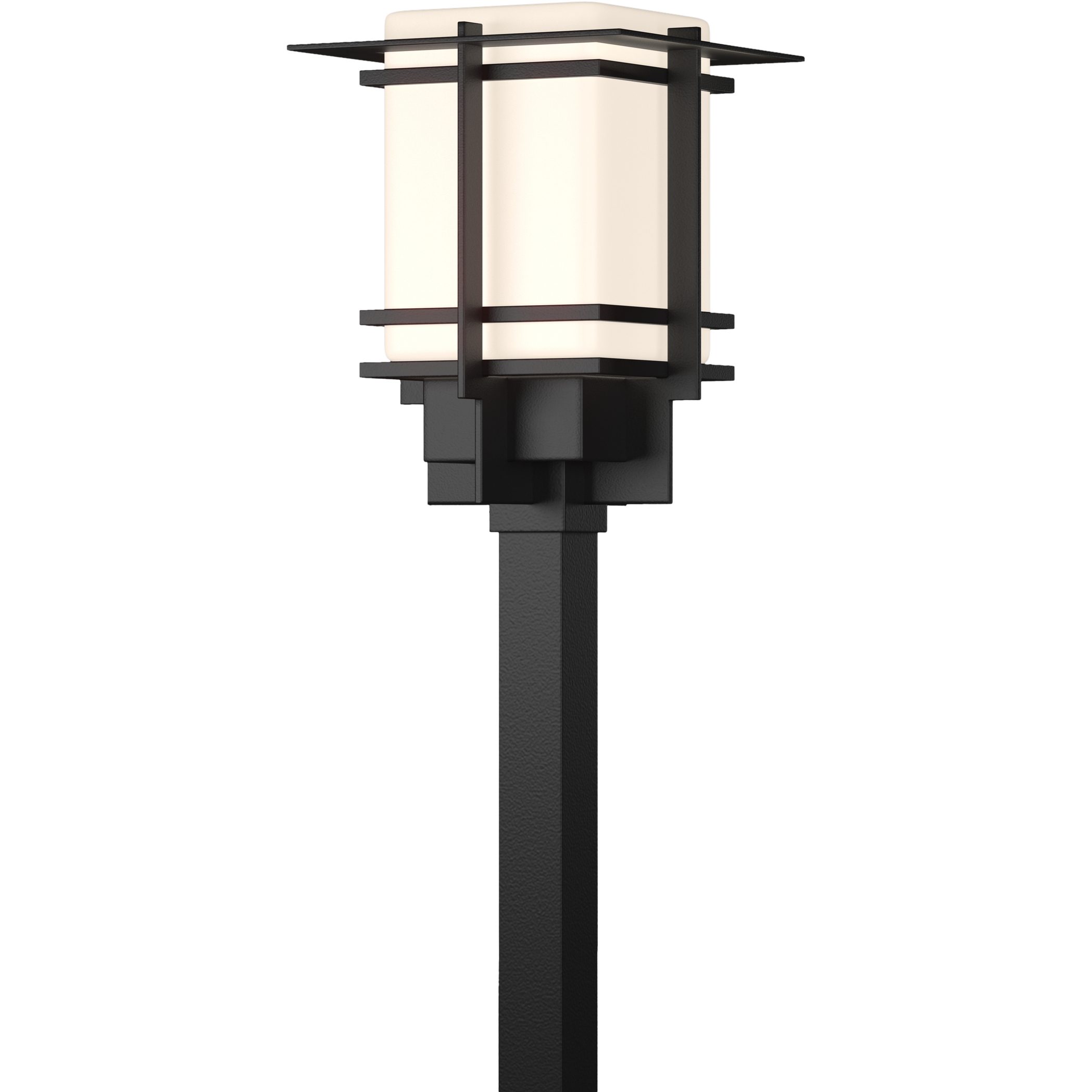 Tourou 1 Light 19.1 inch Coastal Black Outdoor Post Light, Large