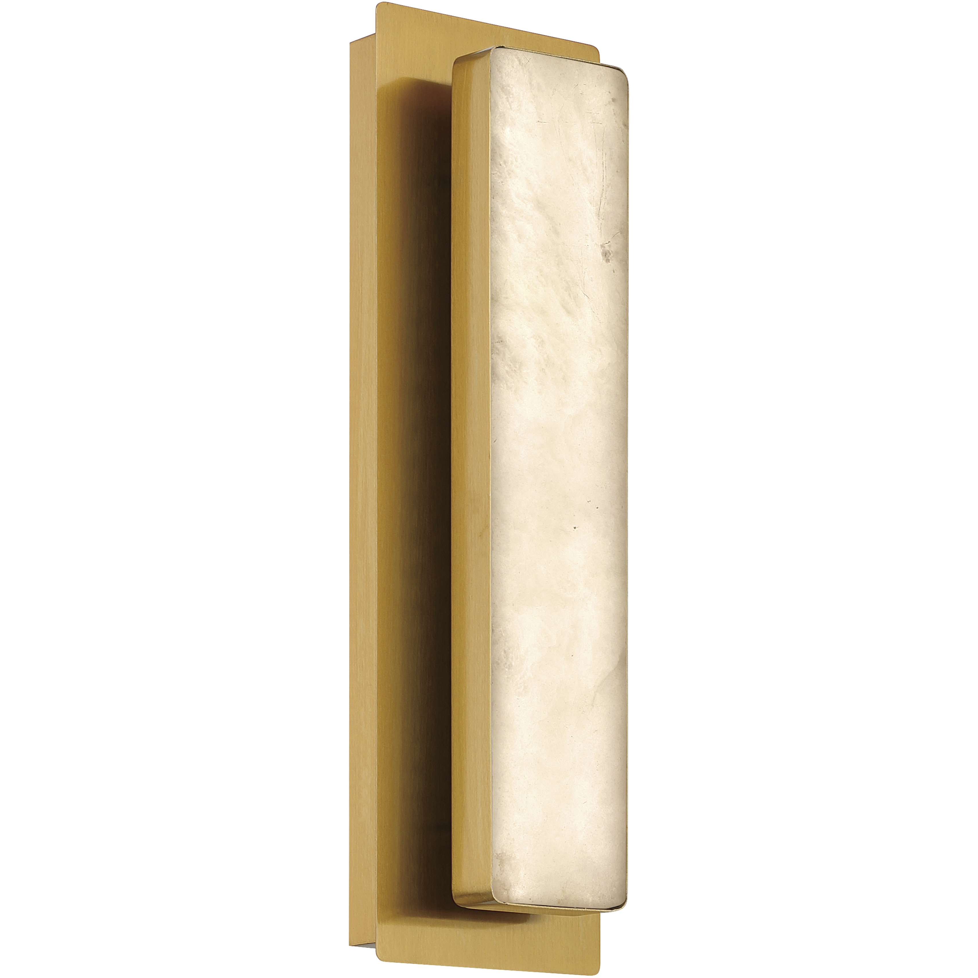 Ada 5.25 inch Antique Brushed Brass ADA Wall Sconce Wall Light