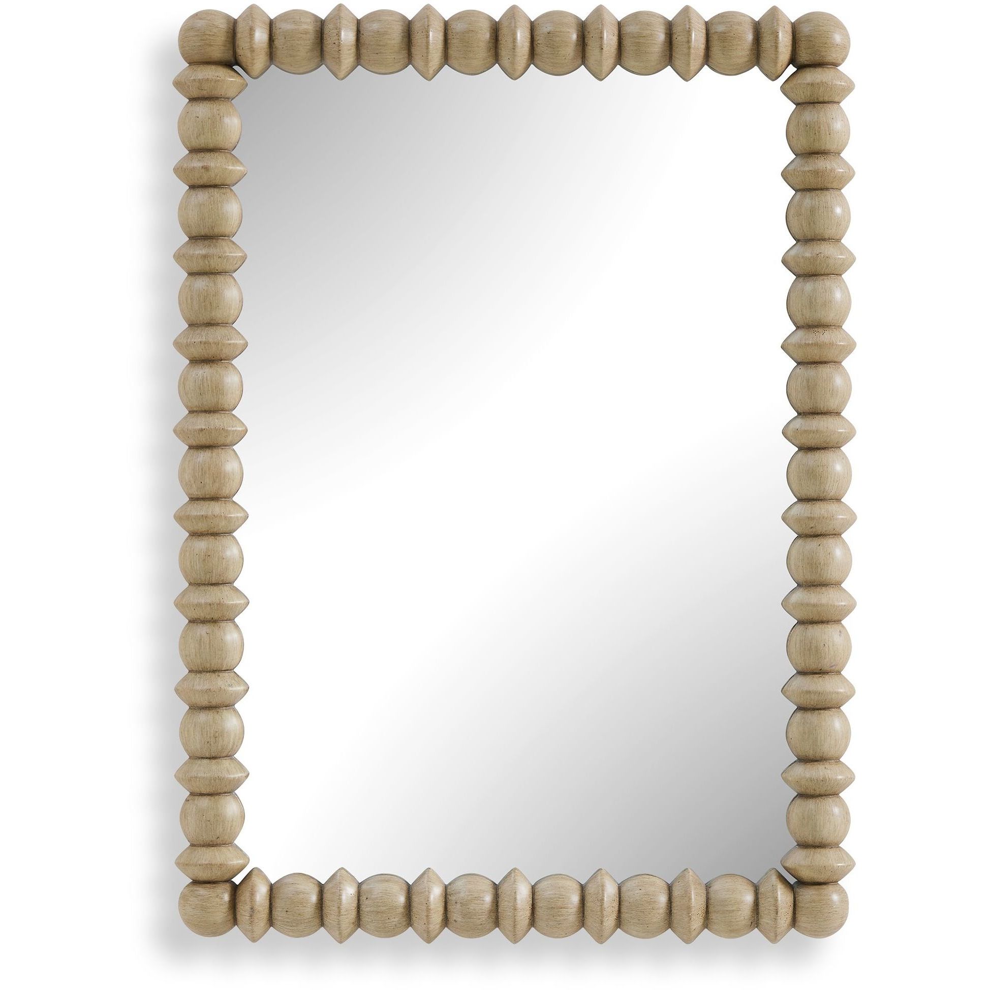 Harriet 38 X 27.5 inch Antiqued Brush Strokes with Ivory Undertones Mirror