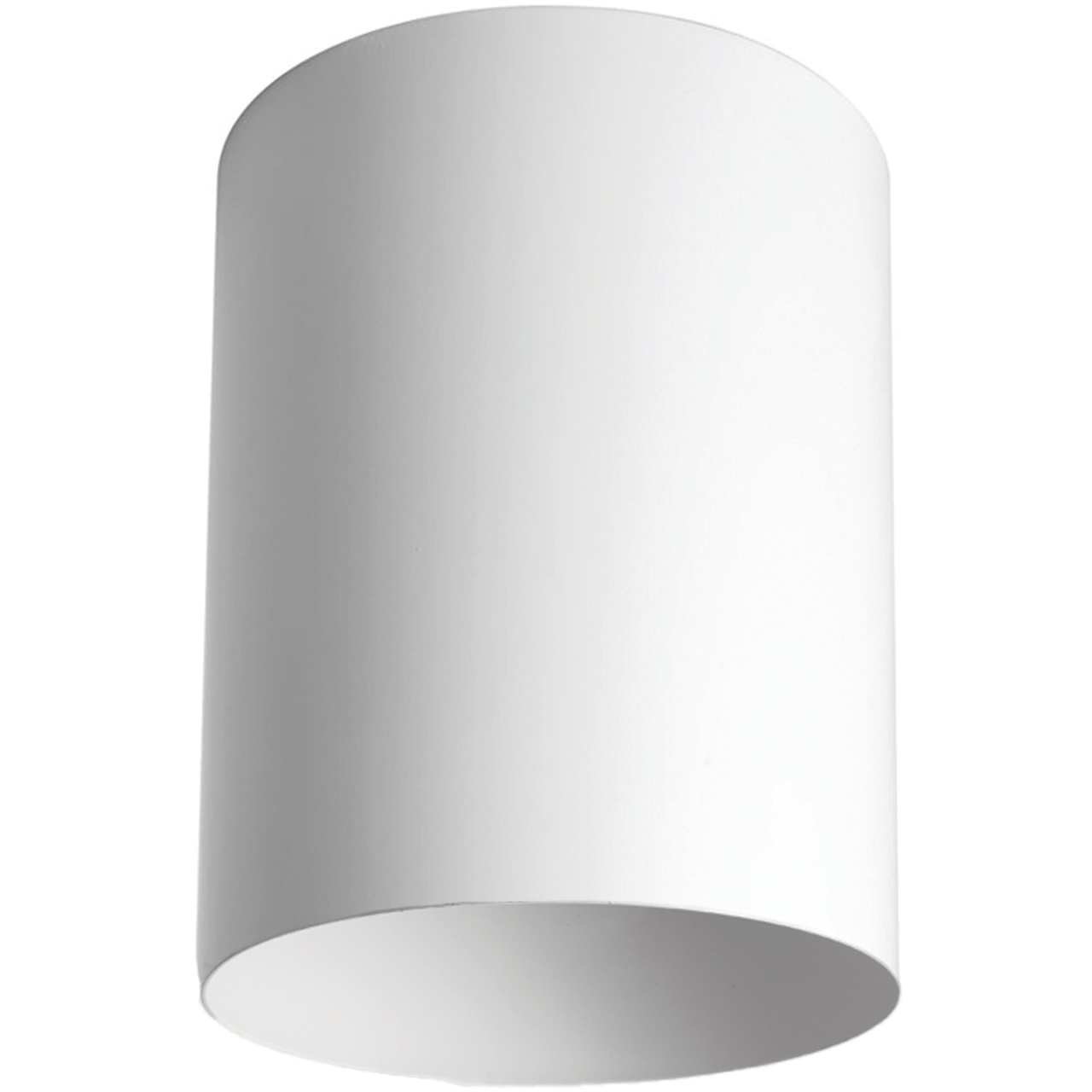 Cylinder LED 5 inch White Outdoor Flush Mount Cylinder in LED Lamping, Progress LED