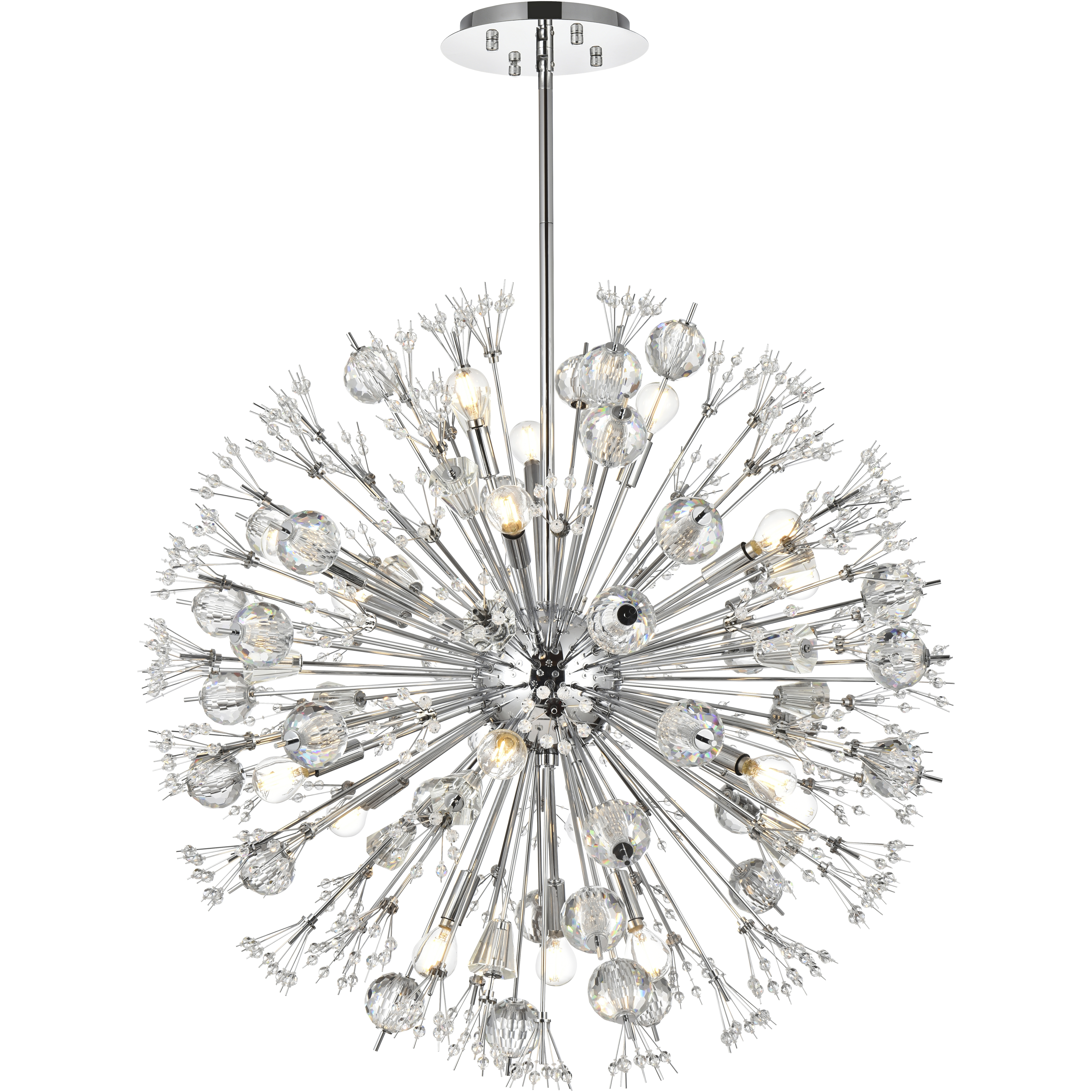 Vera 18 Light 32 inch Chrome Pendant Ceiling Light