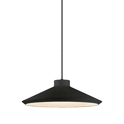Koma LED 22 inch Satin Black Pendant Ceiling Light