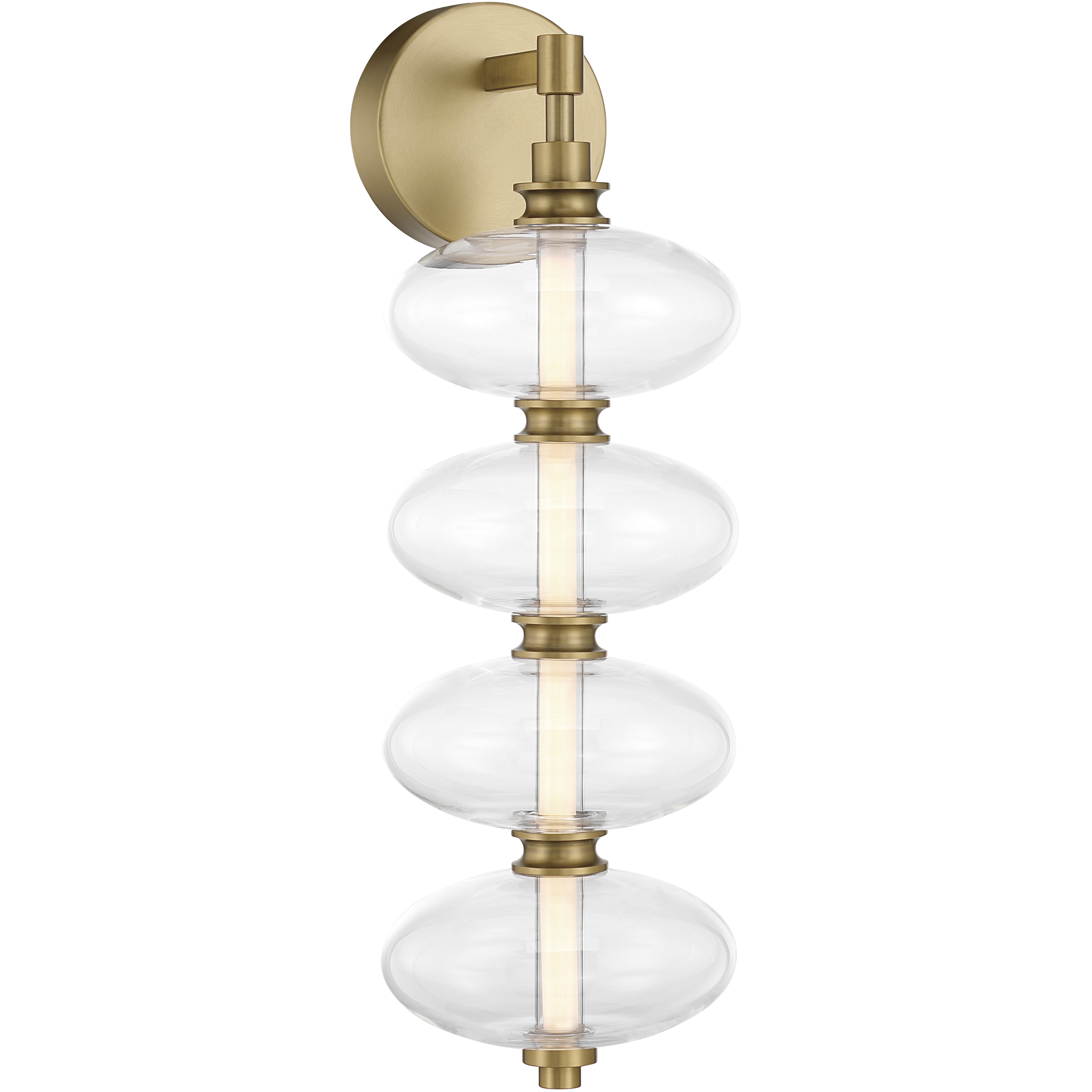 Bollavino LED 6 inch Legacy Brass Wall Sconce Wall Light