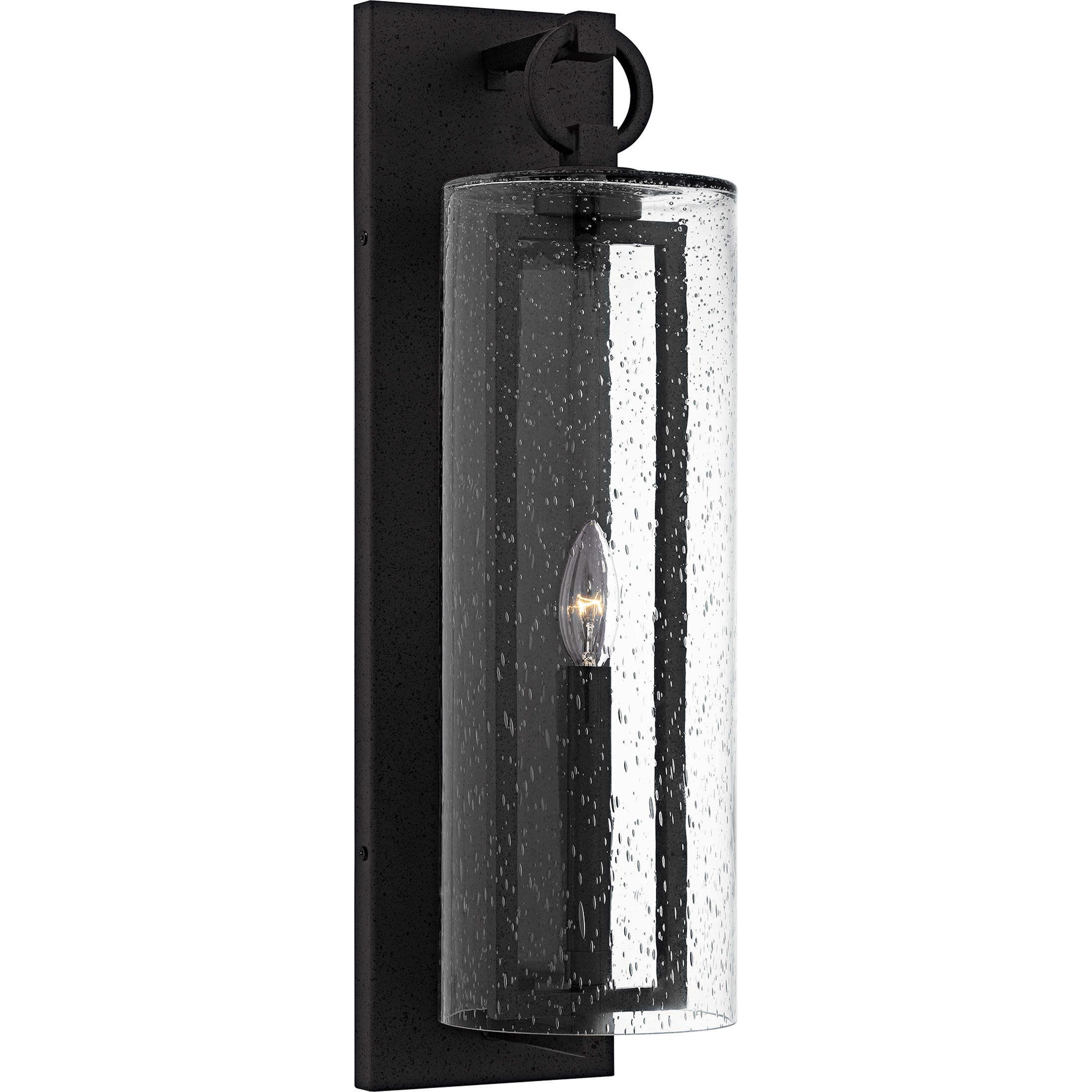 Redan 1 Light 22.25 inch Stone Black Outdoor Wall Lantern, Large