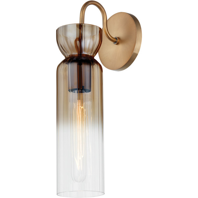 Julian 1 Light Patina Brass Wall Sconce Wall Light