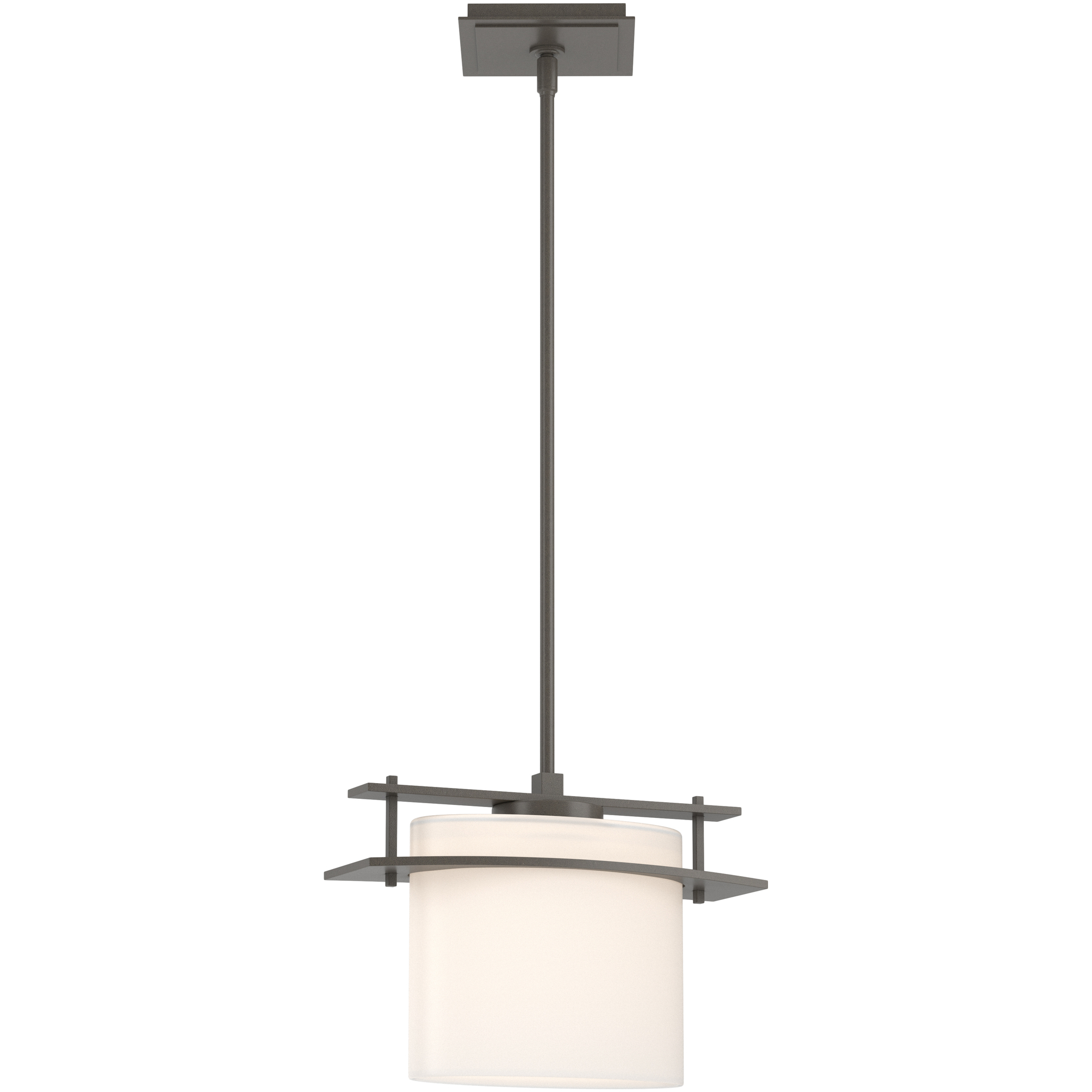 Arc Ellipse 1 Light 12.9 inch Dark Smoke Mini Pendant Ceiling Light, Large