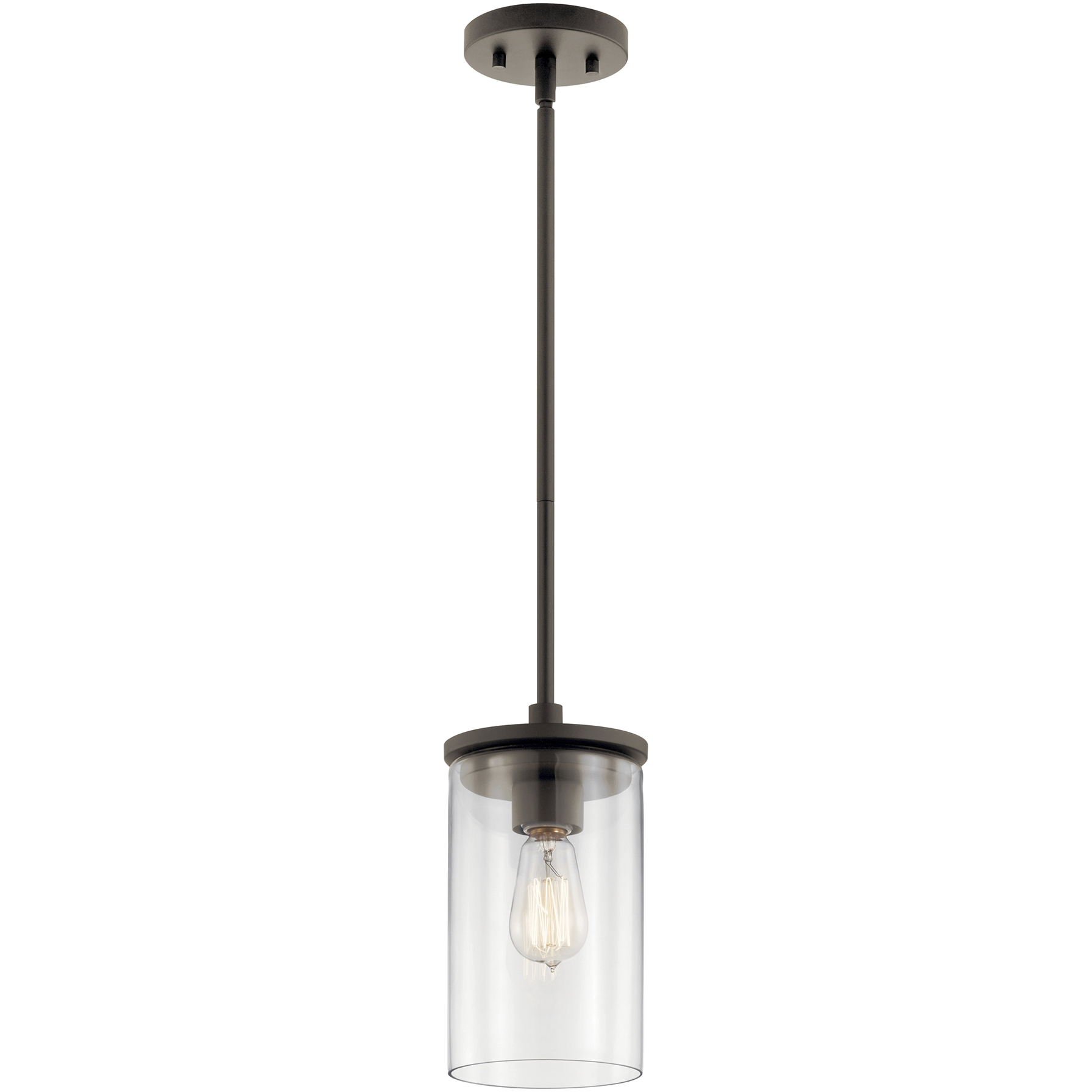 Crosby 1 Light 6 inch Olde Bronze Mini Pendant Ceiling Light