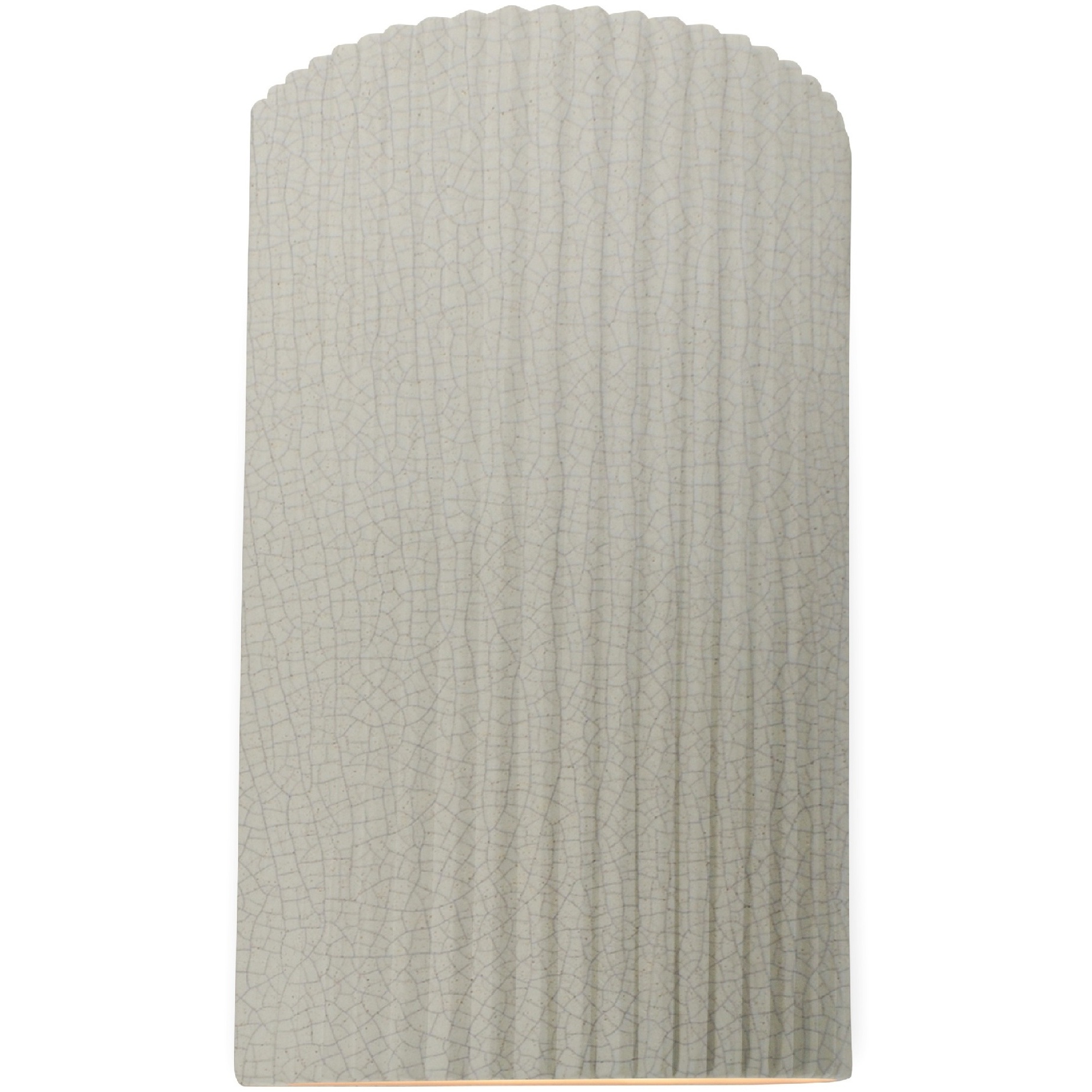 Ambiance LED 5.75 inch White Crackle ADA Wall Sconce Wall Light
