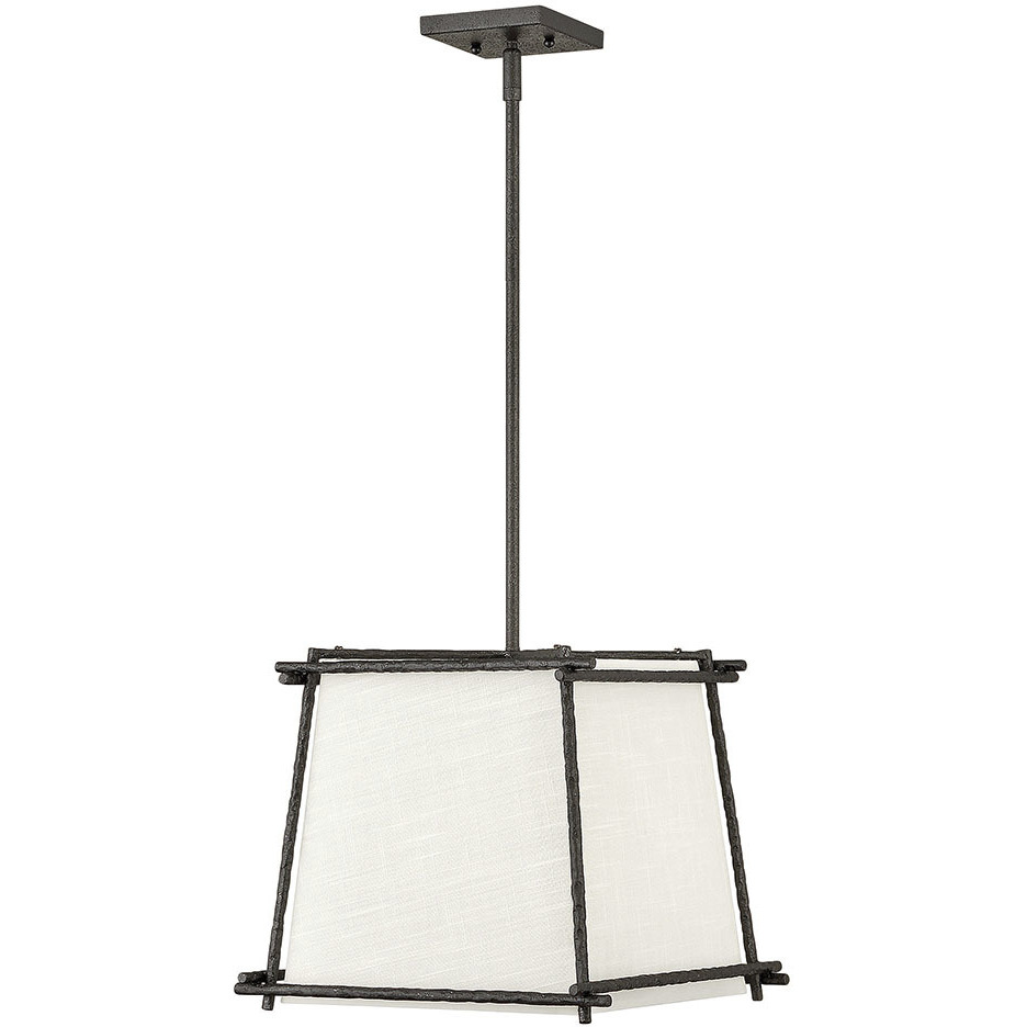 Tress 1 Light 13.75 inch Forged Iron Indoor Pendant Ceiling Light
