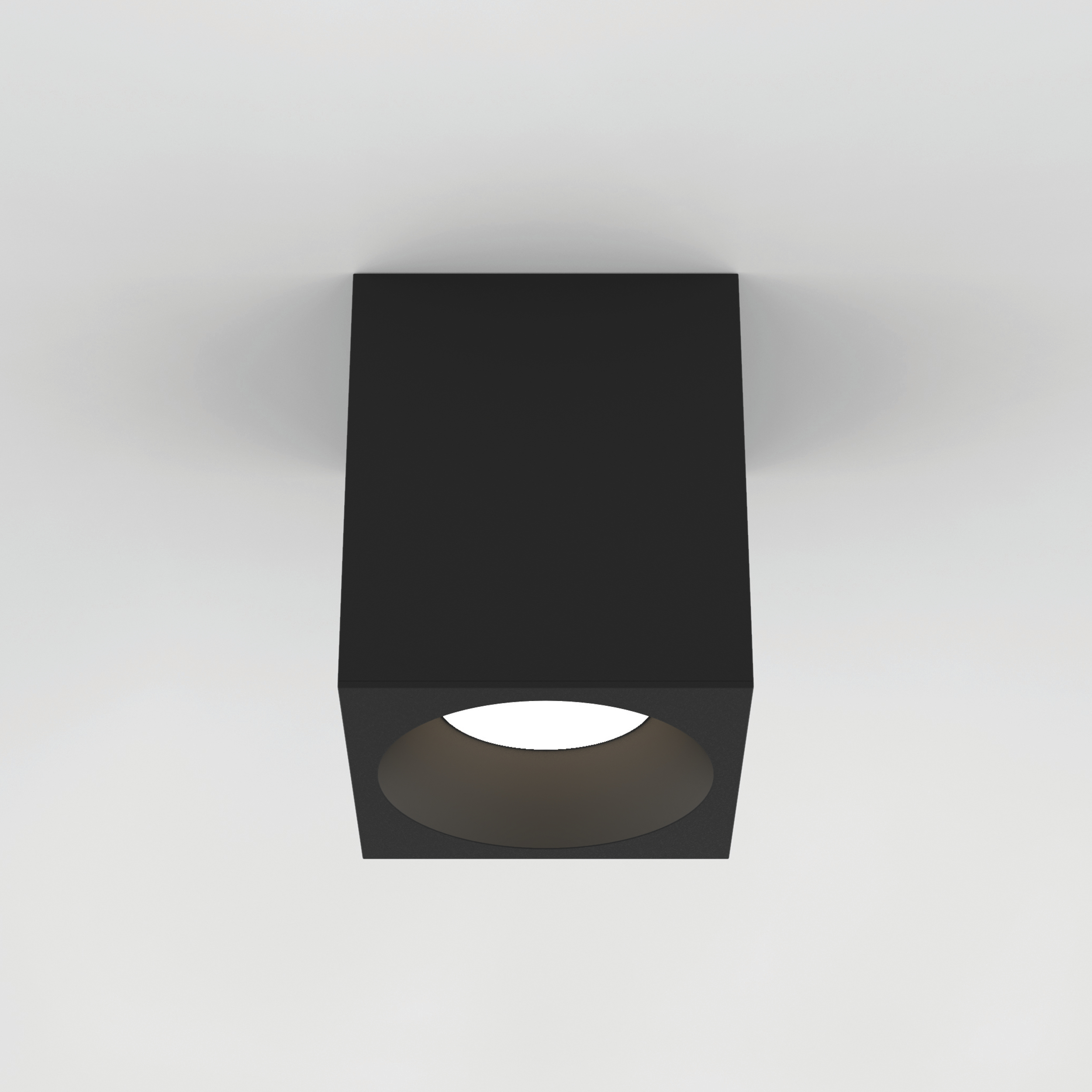 Kos LED 4.53 inch Textured Black Exterior Downlight in 2700K