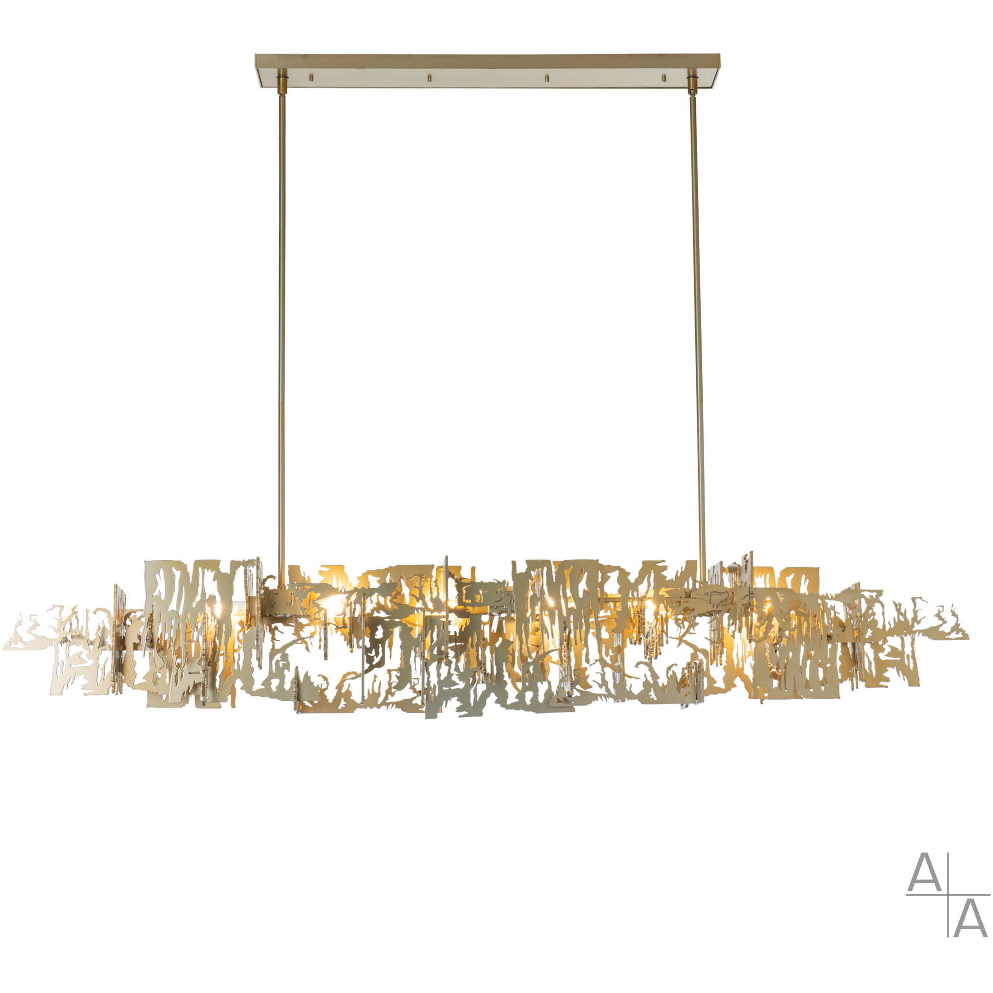 Brutus 6 Light 63 inch Ink Pendant Ceiling Light, Large