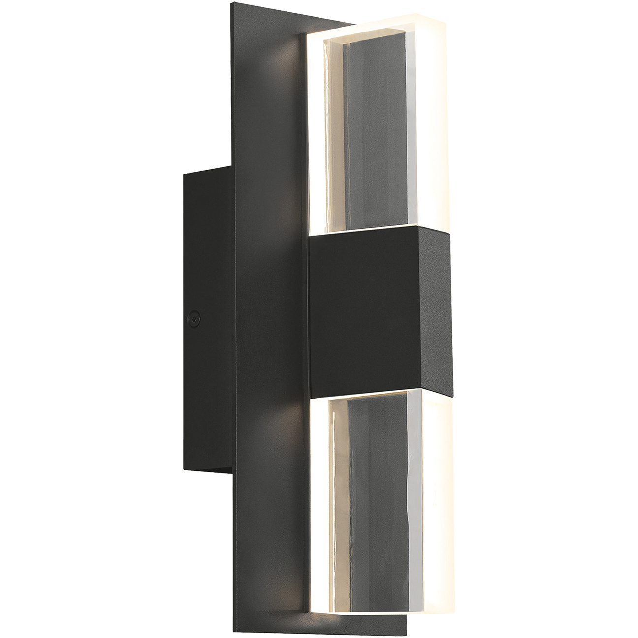 Sean Lavin Lyft LED 12.5 inch Black Outdoor Wall Light in LED 80 CRI 3000K, Clear Glass, In-Line Fuse, Integrated LED