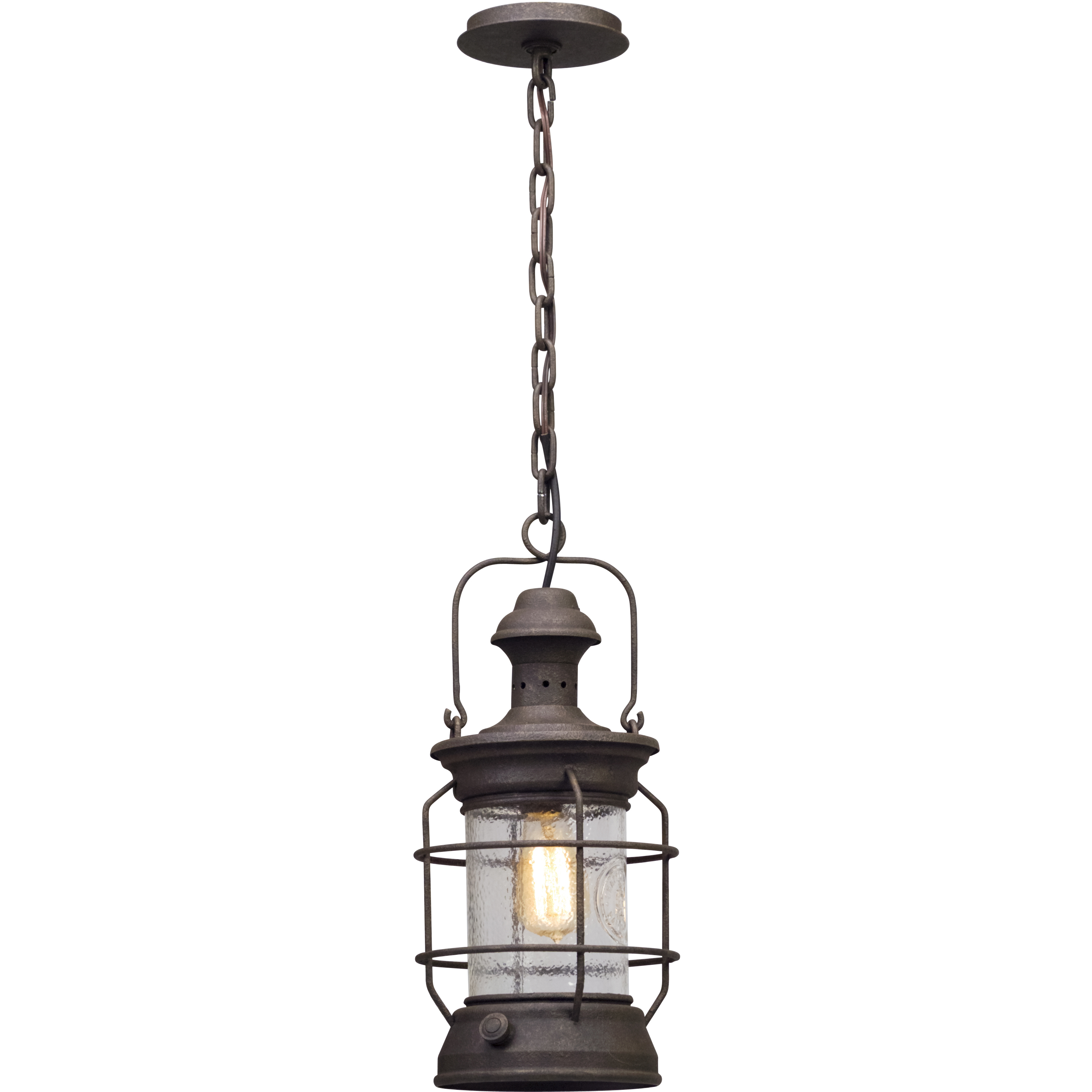 Atkins 1 Light 8 inch Heritage Bronze Outdoor Pendant