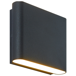 Beckett LED 5.13 inch Matte Black Outdoor Wall Light