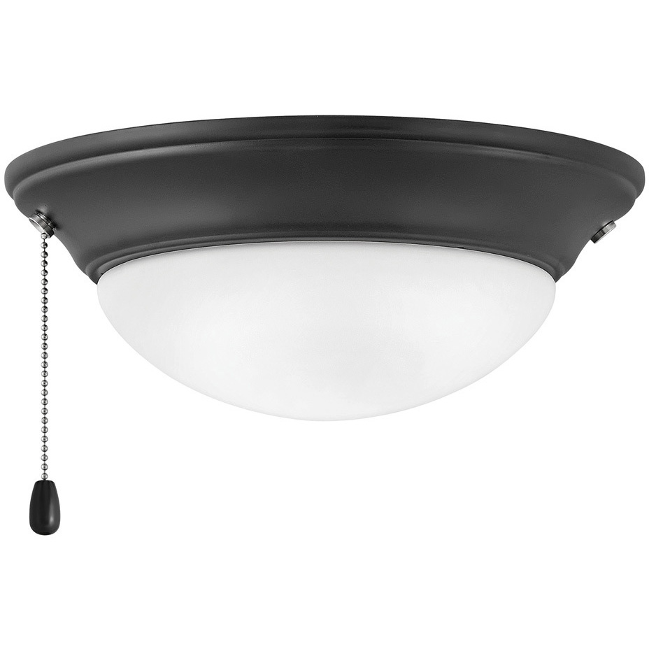 Light Kit LED Matte Black Fan Light Kit, Small