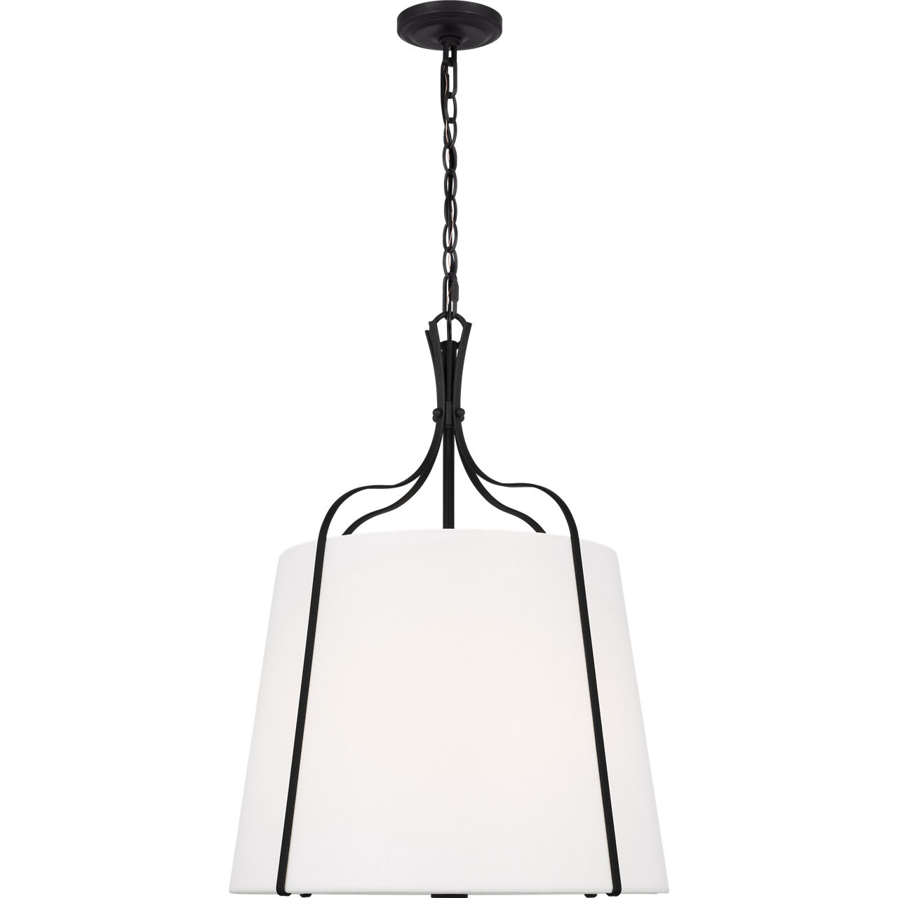 AH by Alexa Hampton Leander 3 Light Smith Steel Pendant Ceiling Light
