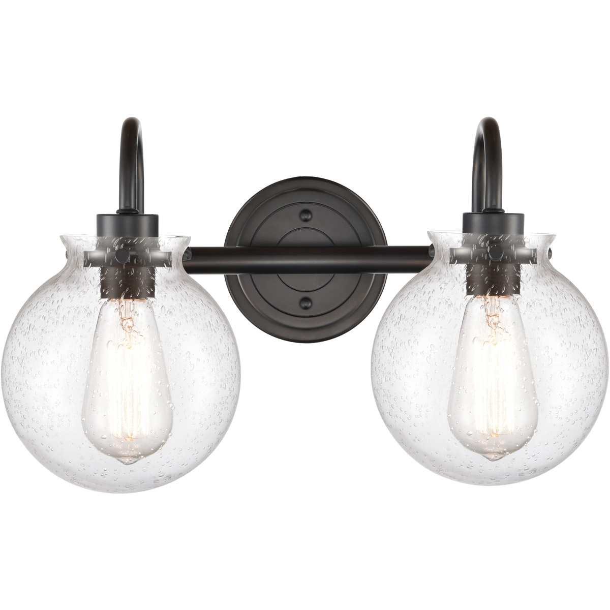 Olivia LED 17 inch Matte Black Bath Vanity Light Wall Light