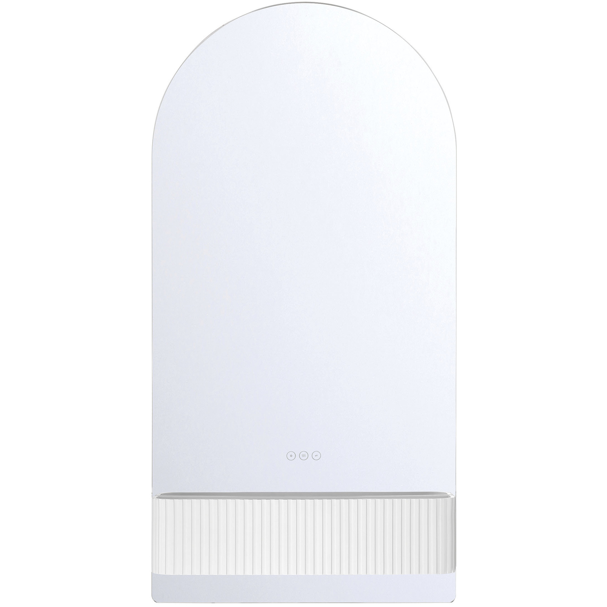 Erabel 48 X 24 inch Onyx White LED Mirror
