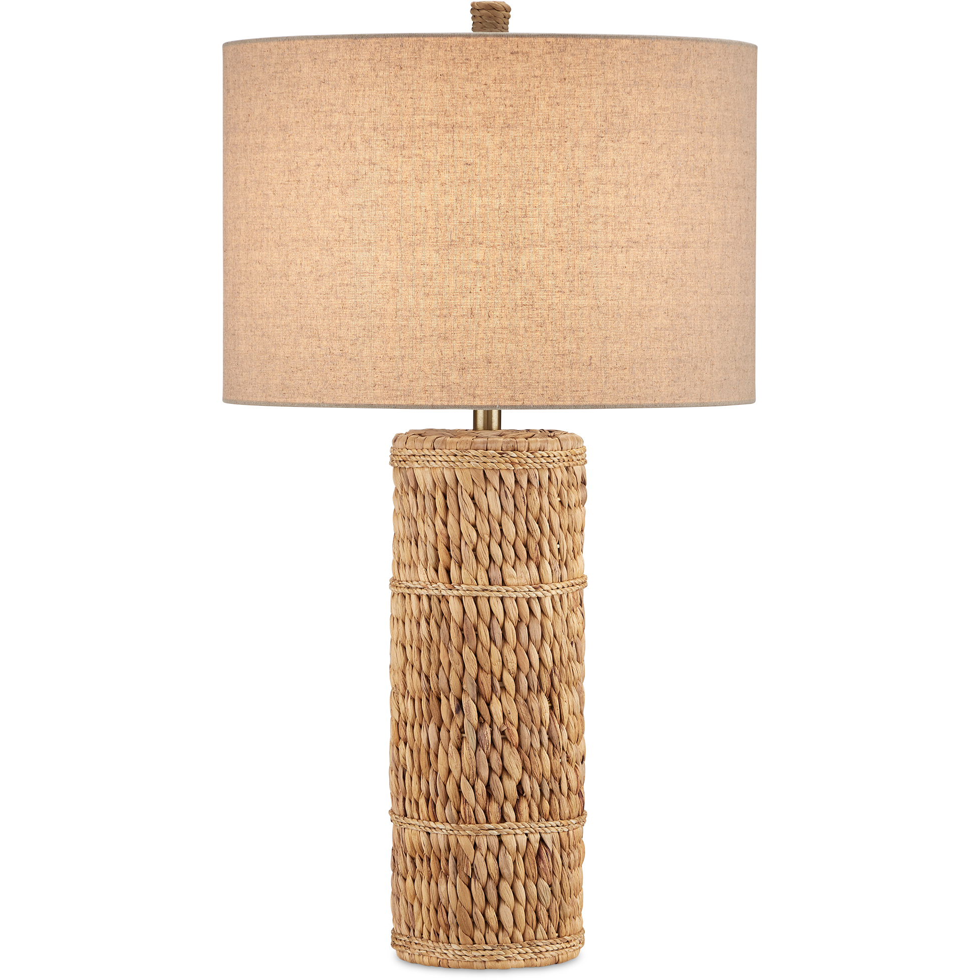 Azores 32.5 inch 150 watt Natural Water Hyacinth Table Lamp Portable Light