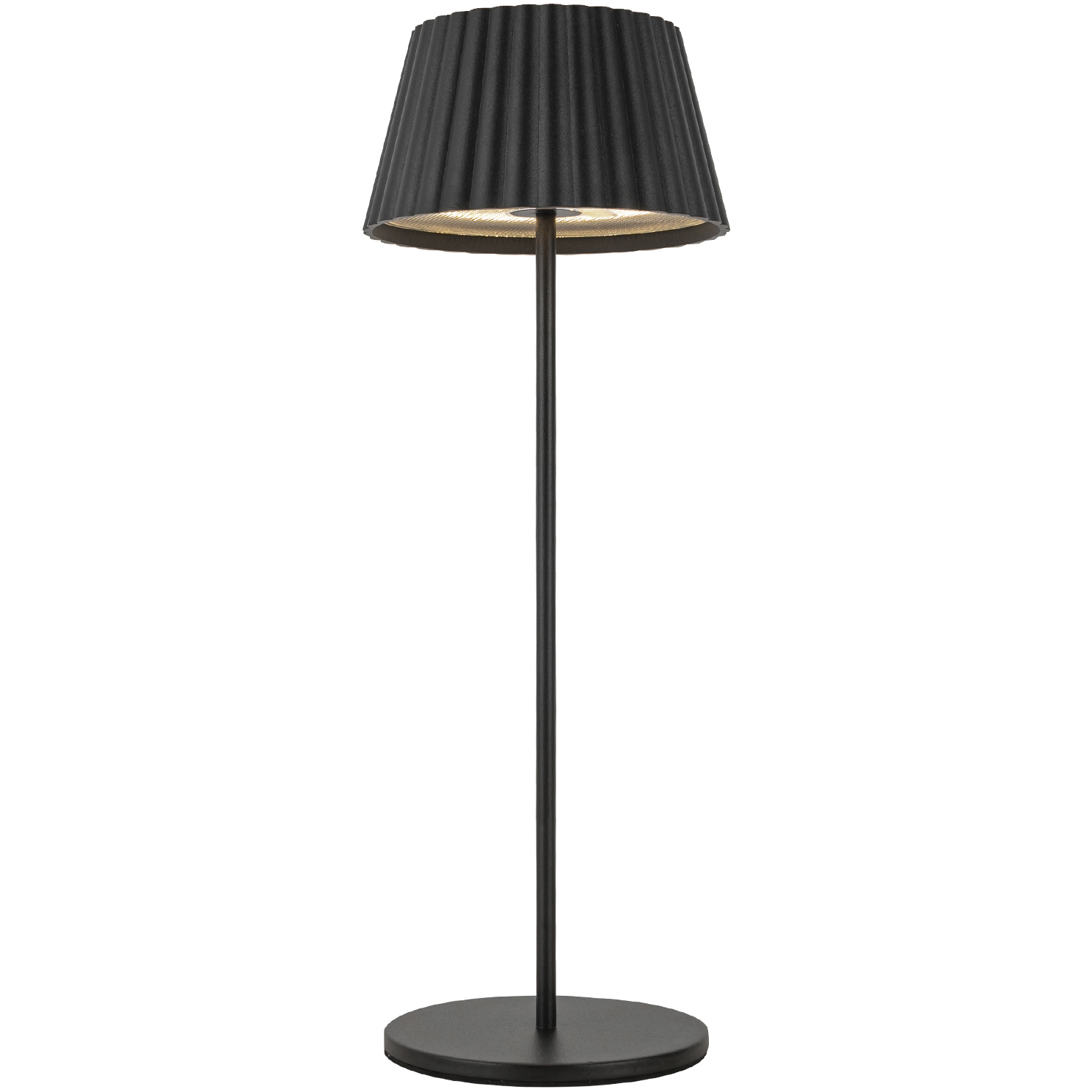 Dario 14.75 inch 3 watt Black Table Lamp Portable Light