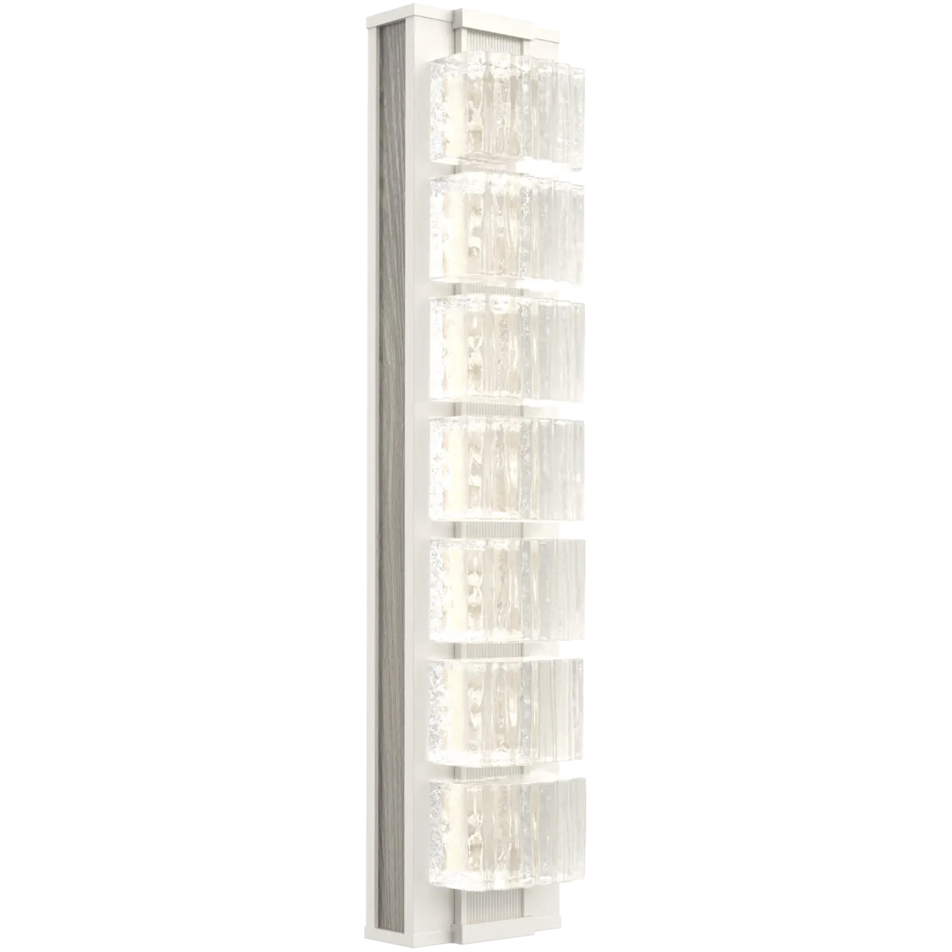 Tessera LED 5.1 inch Salt White with Ash Sconce Wall Light
