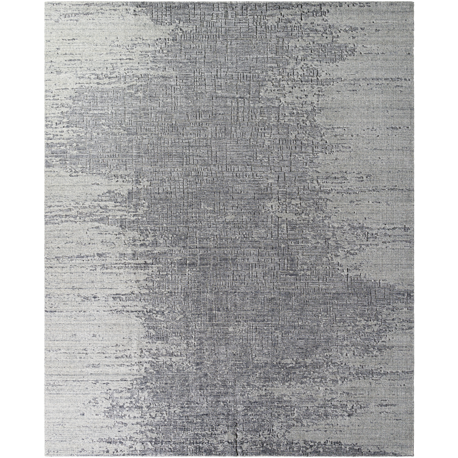 Finesse 120 X 96 inch Charcoal / Gray / Medium Gray Handmade Rug in 8 x 10