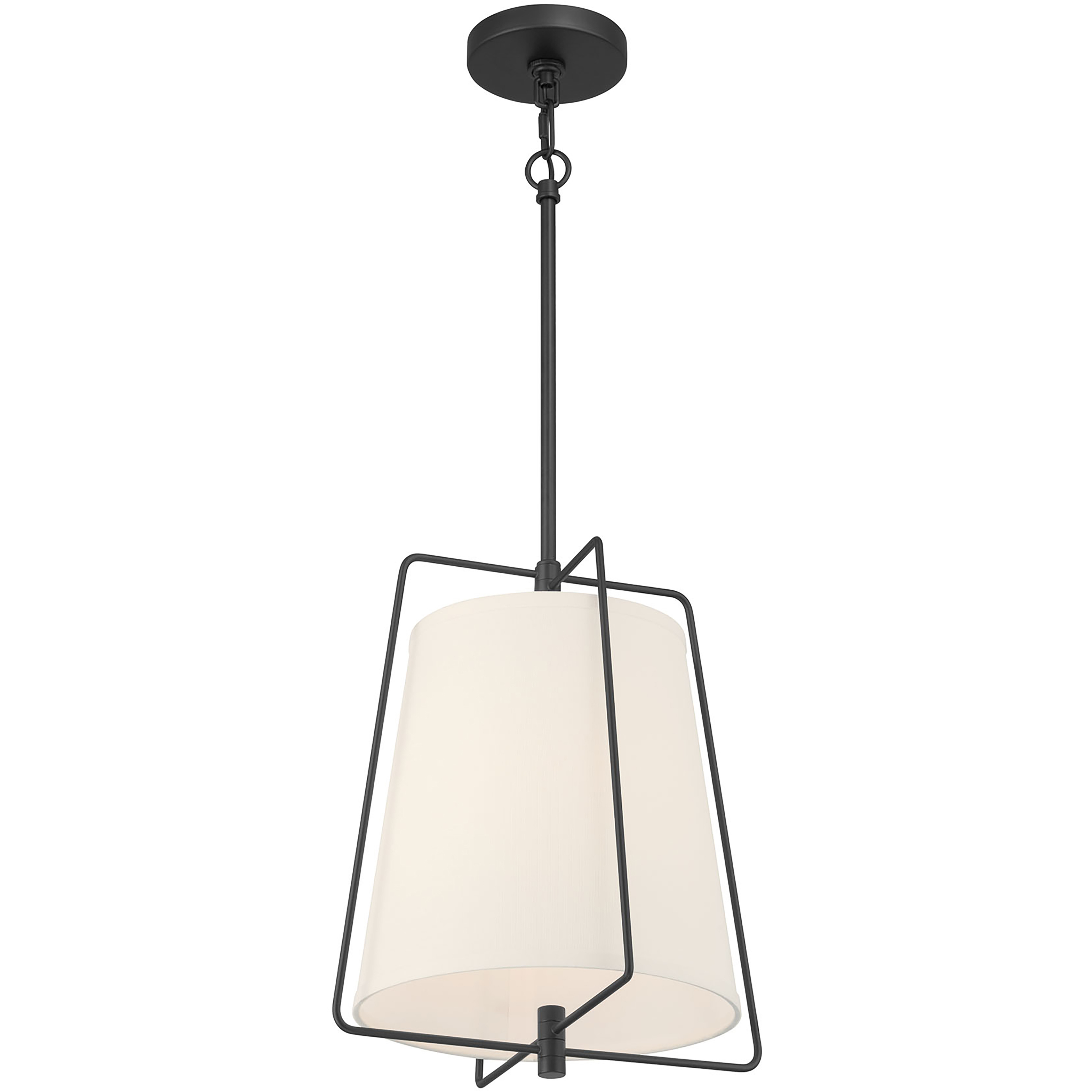 Vellinor 1 Light 13 inch Matte Black Pendant Ceiling Light