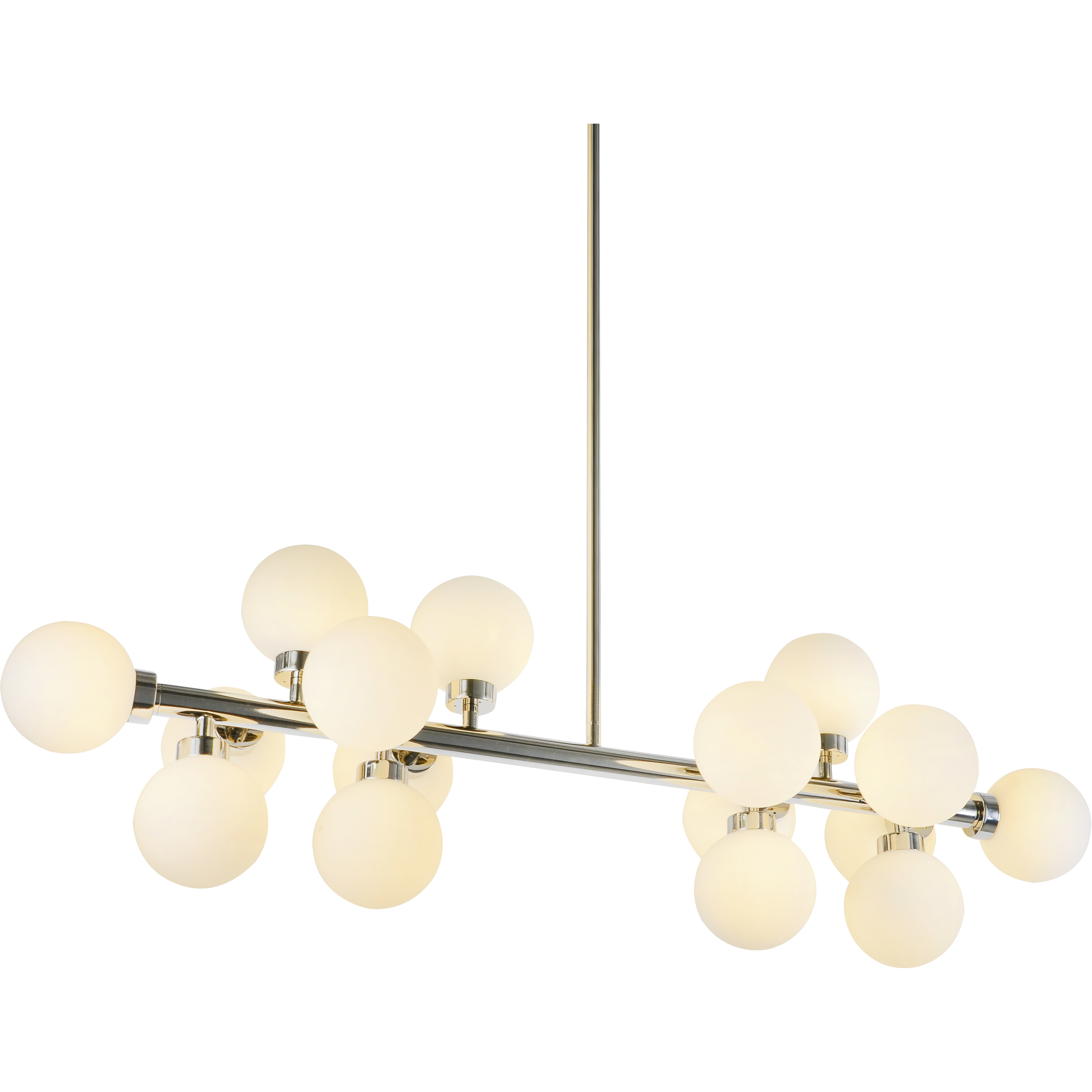 Canada LED 11 inch Shiny Nickel Chandelier Ceiling Light