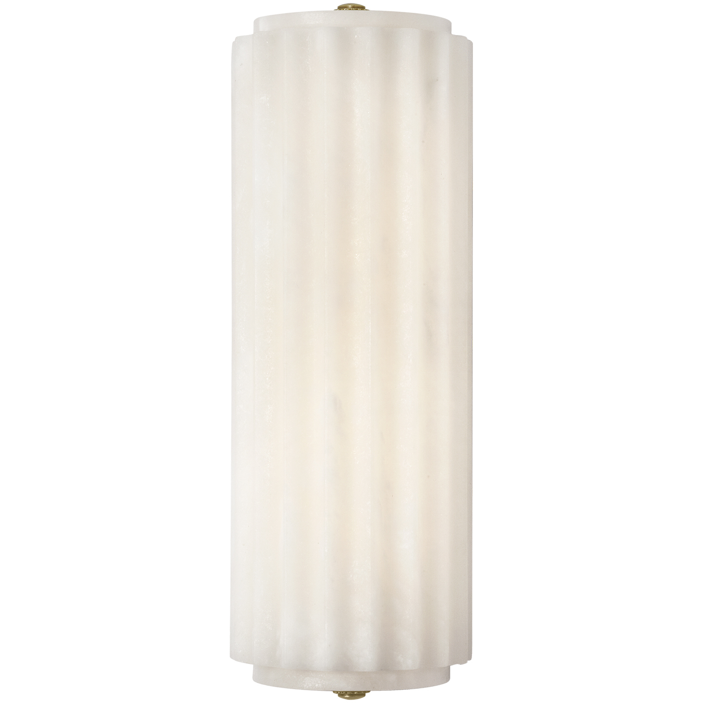 Chapman & Myers Madden LED 4.25 inch Alabaster and Antique-Burnished Brass ADA Fluted Linear Sconce Wall Light