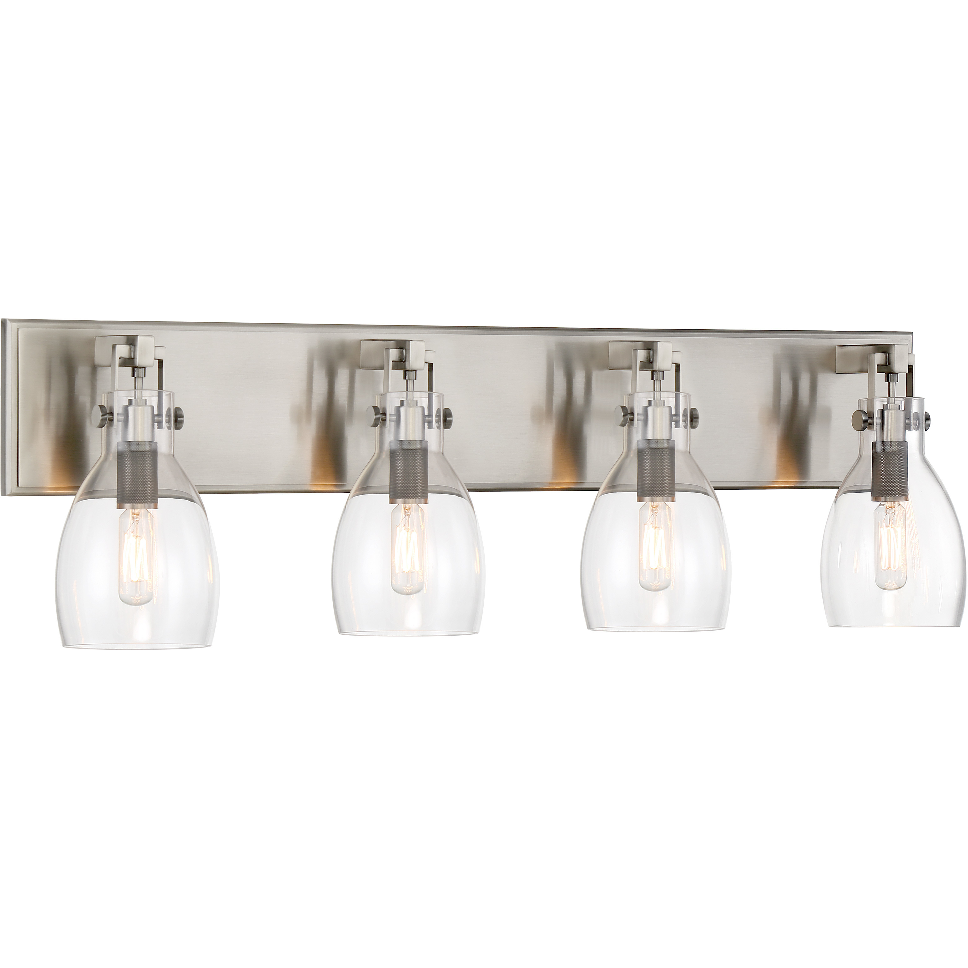 Tiberia 4 Light 30 inch Plated Pewter Bath Light Wall Light
