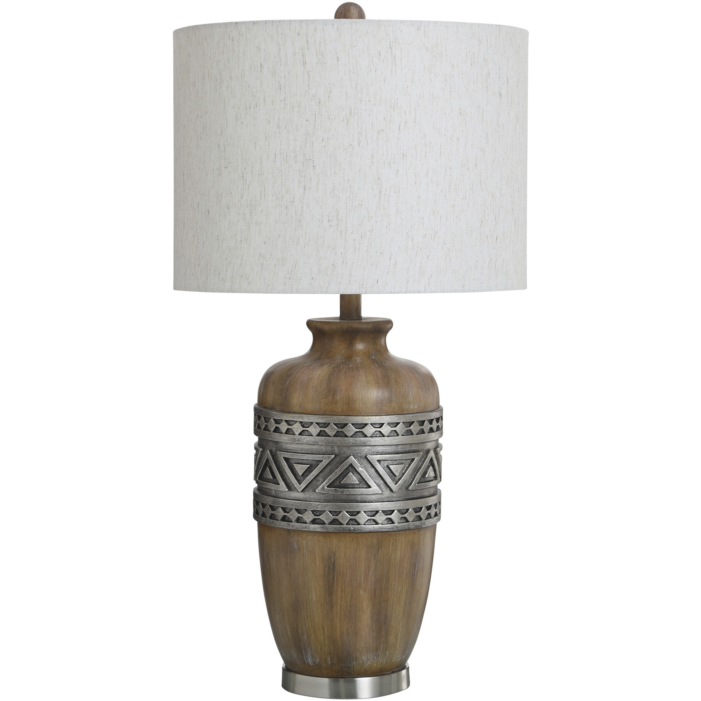 Frank 32 inch 100 watt Darley and Light Oatmeal Table Lamp Portable Light