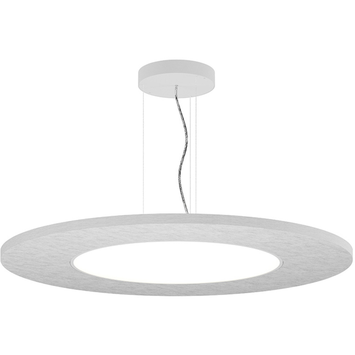 Jazz 1 Light 40 inch White Pendant Ceiling Light