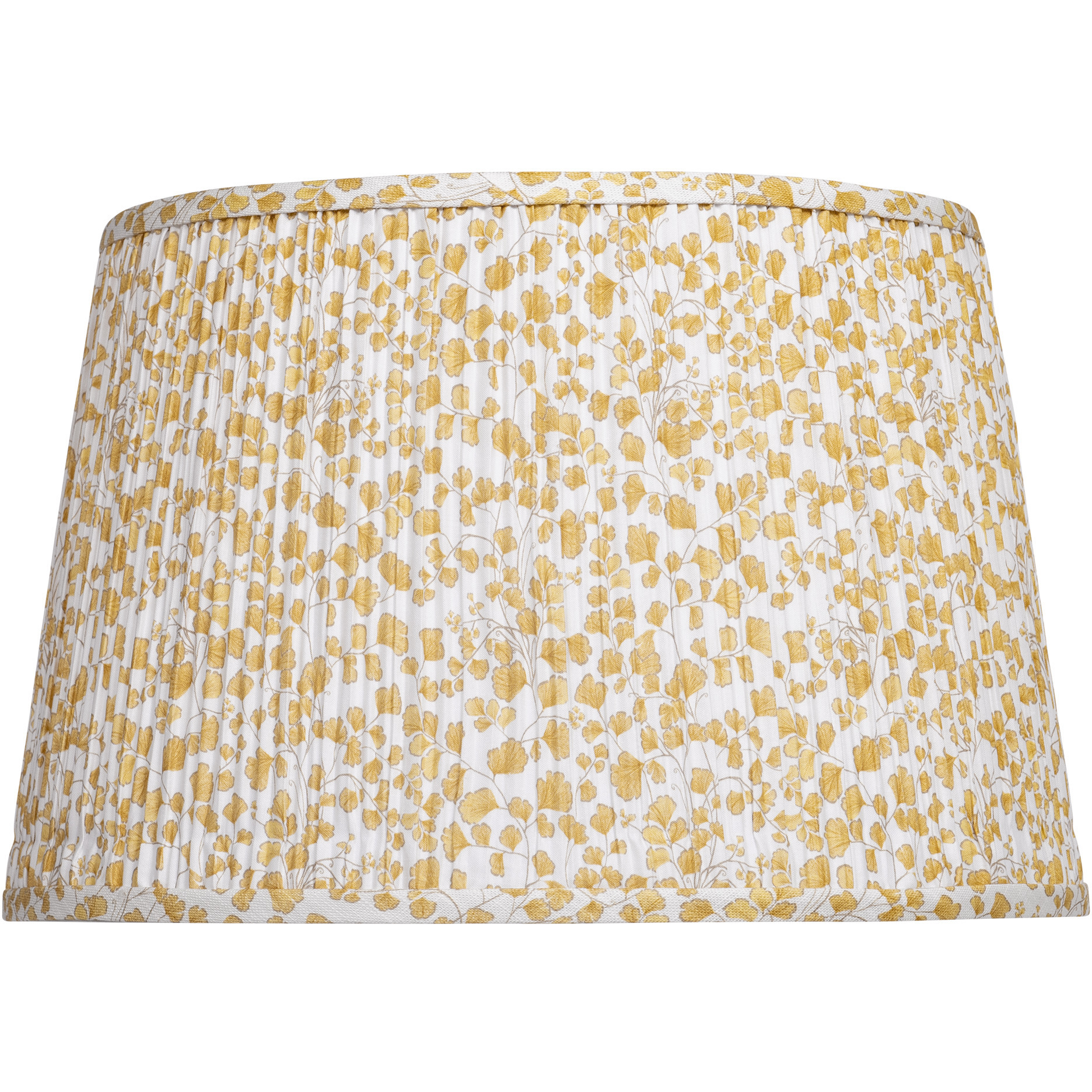 Maiden Fern Yellow and Ivory 16 inch Lamp Shade