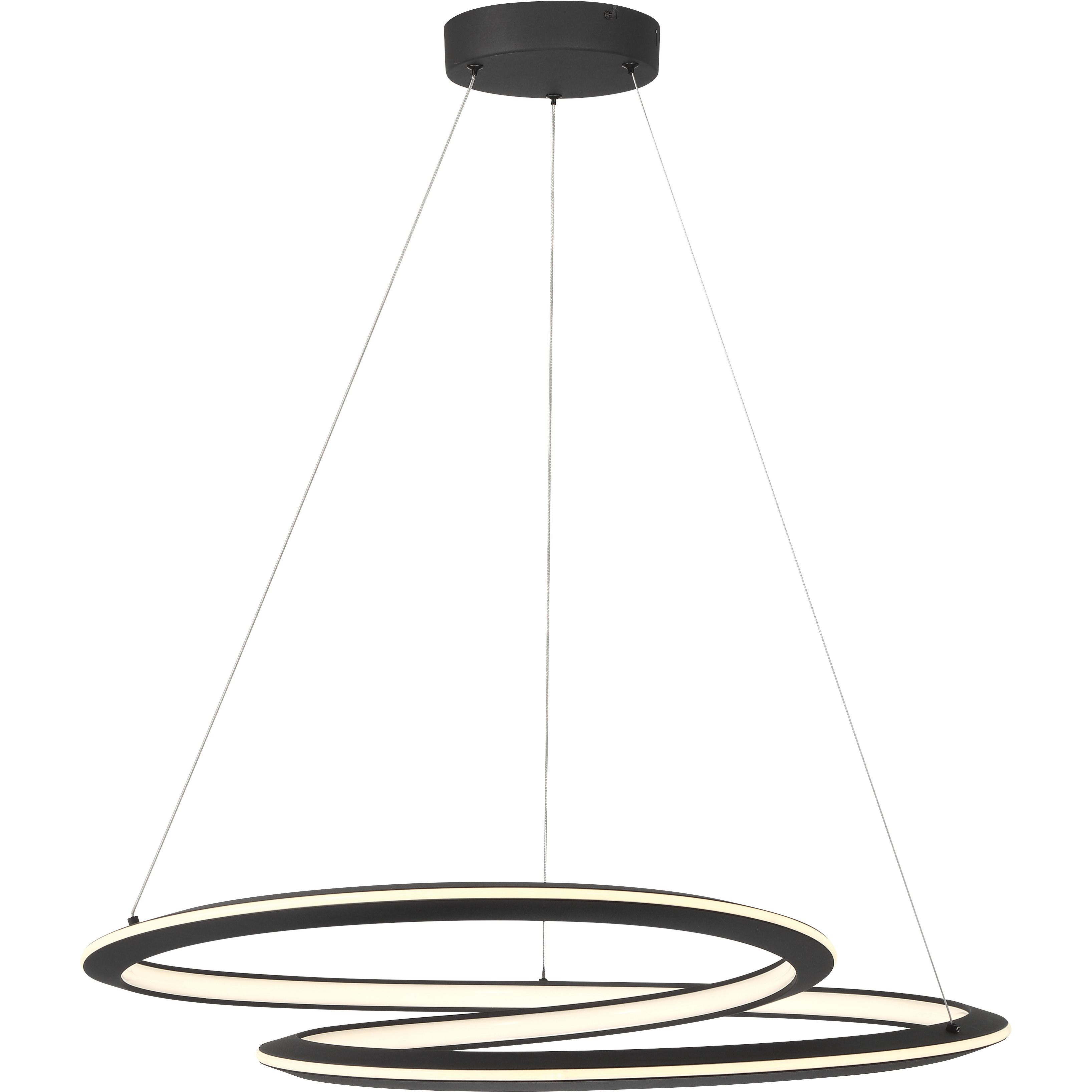 Infinite LED Sand Black Pendant Ceiling Light