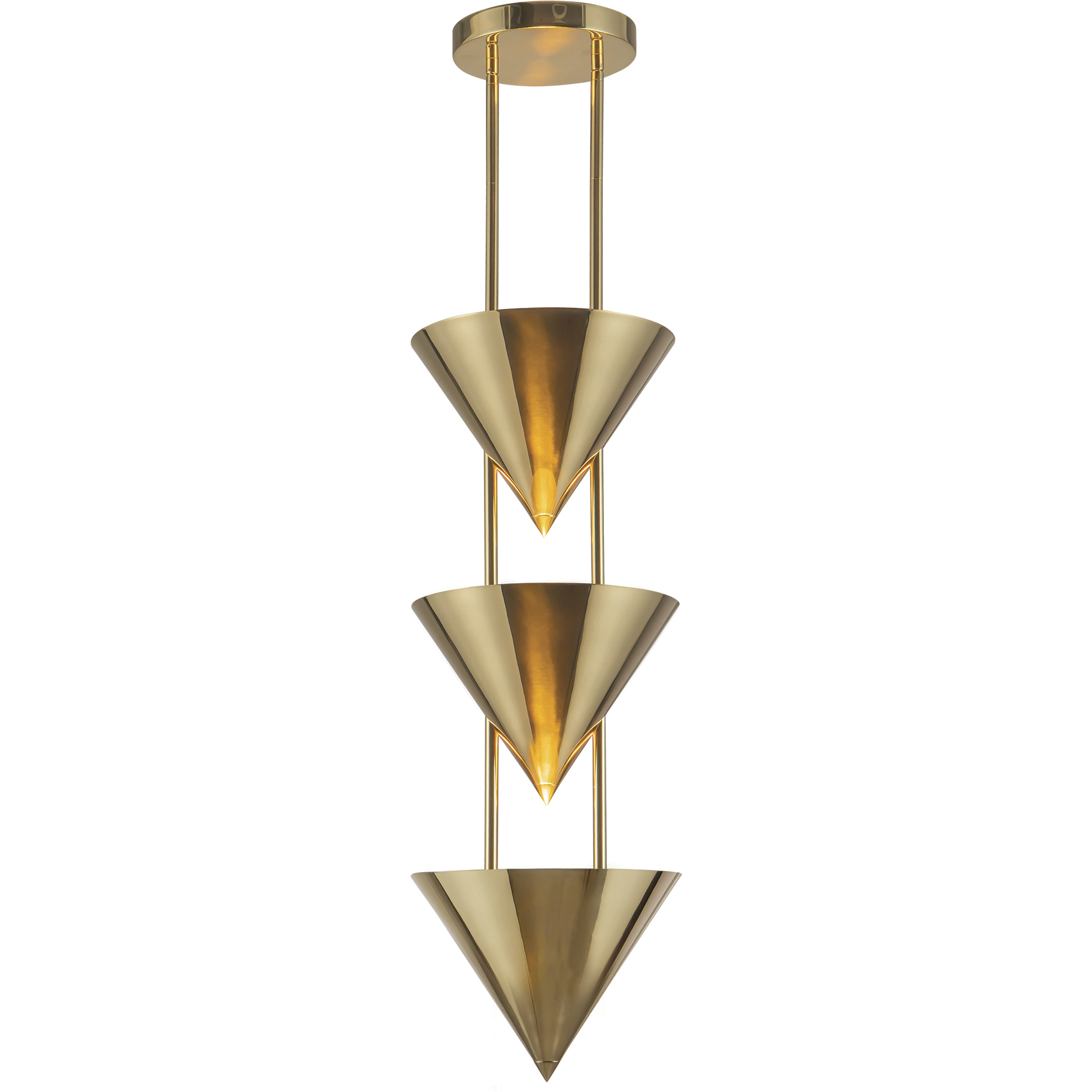 Versus 3 Light 10 inch Patina Brass Pendant Ceiling Light