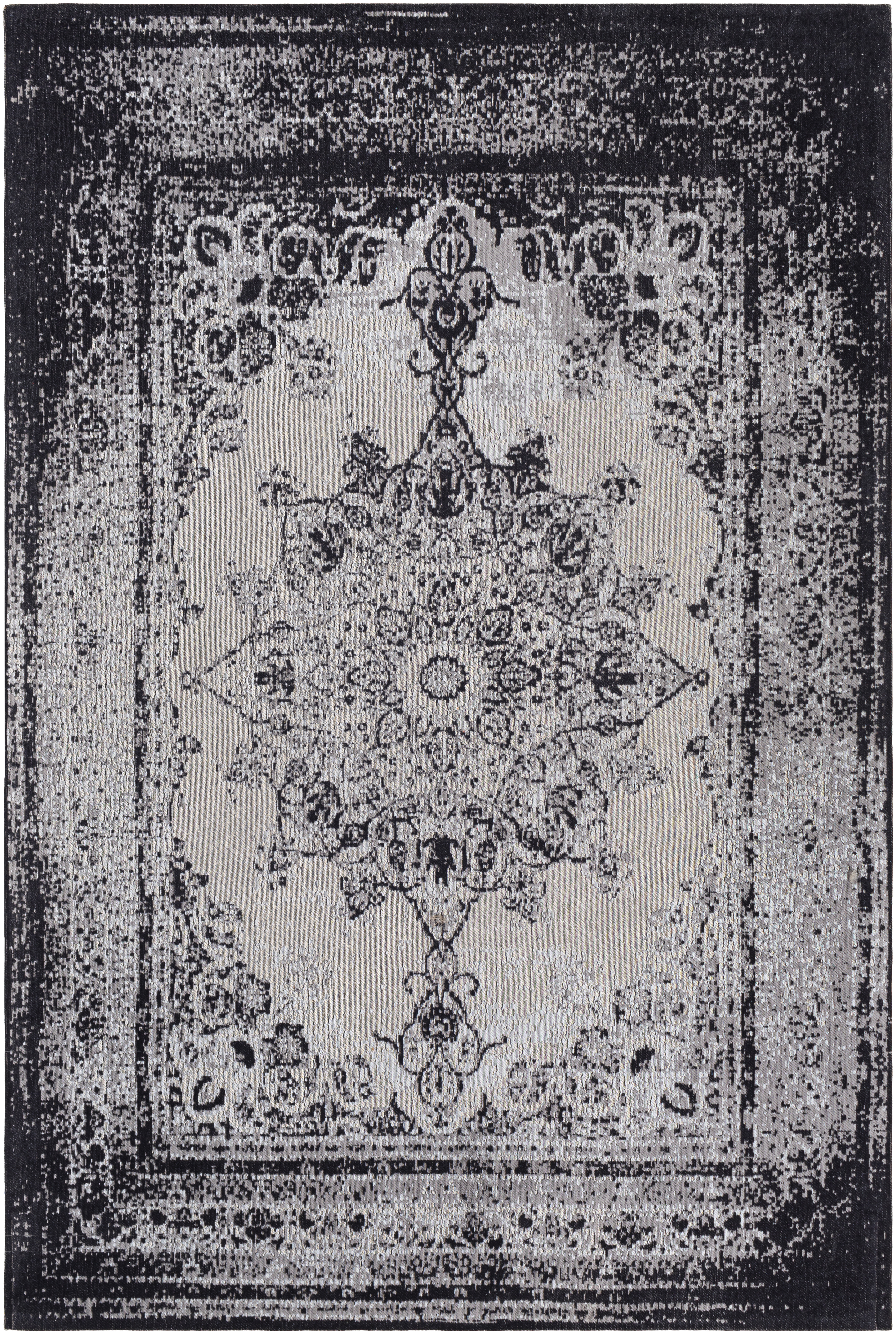 Amsterdam 36 X 24 inch Black Rug in 2 x 3, Rectangle