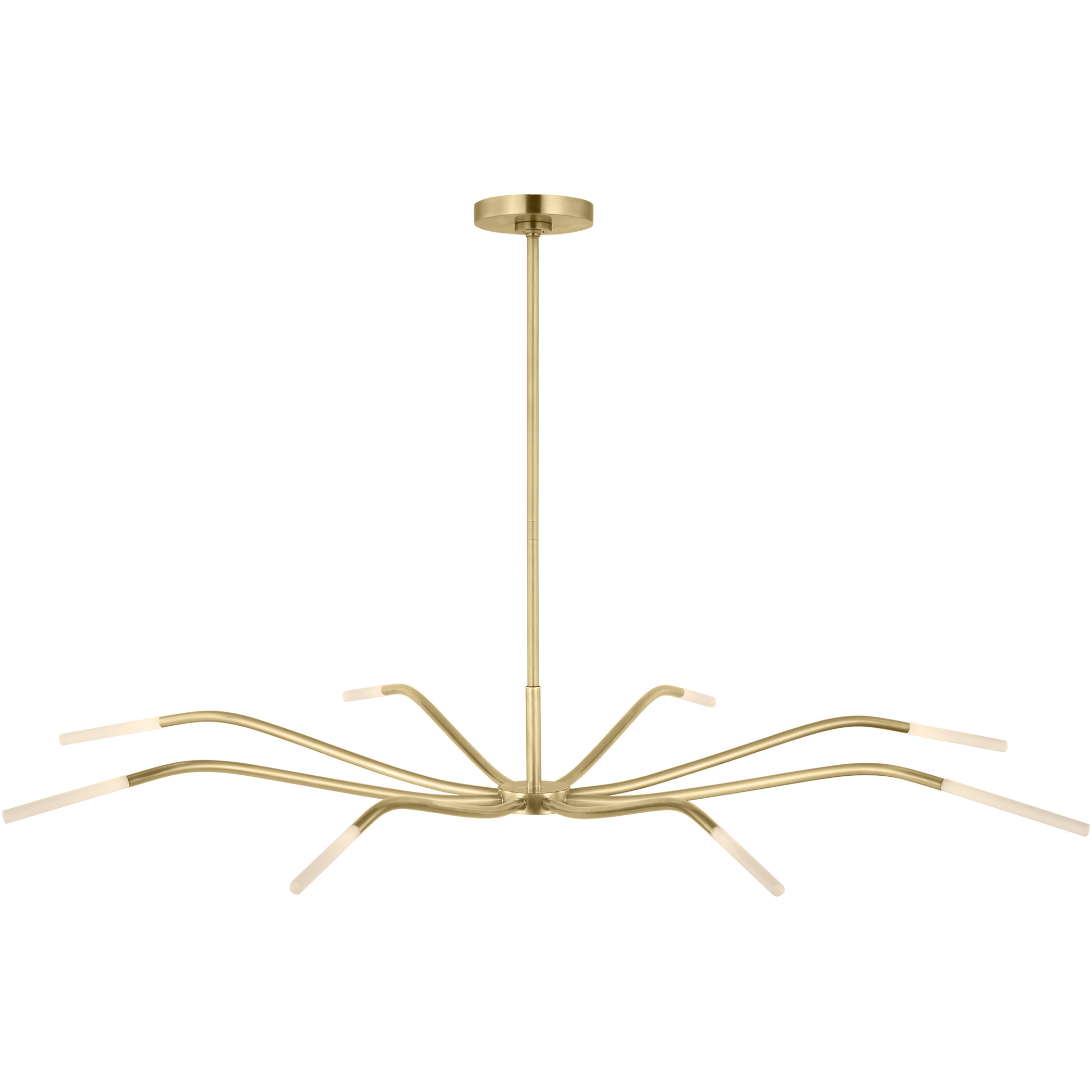 Sean Lavin Lajos LED 50 inch Hand-Rubbed Antique Brass Chandelier Ceiling Light