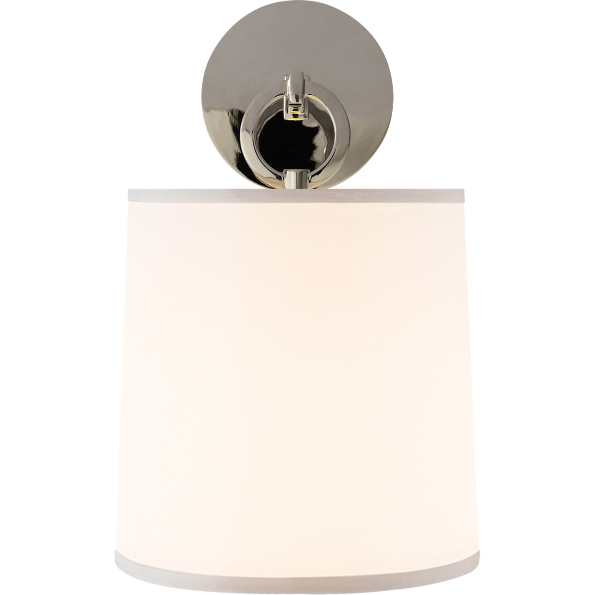 Barbara Barry French Cuff 1 Light 8 inch Polished Nickel Sconce Wall Light