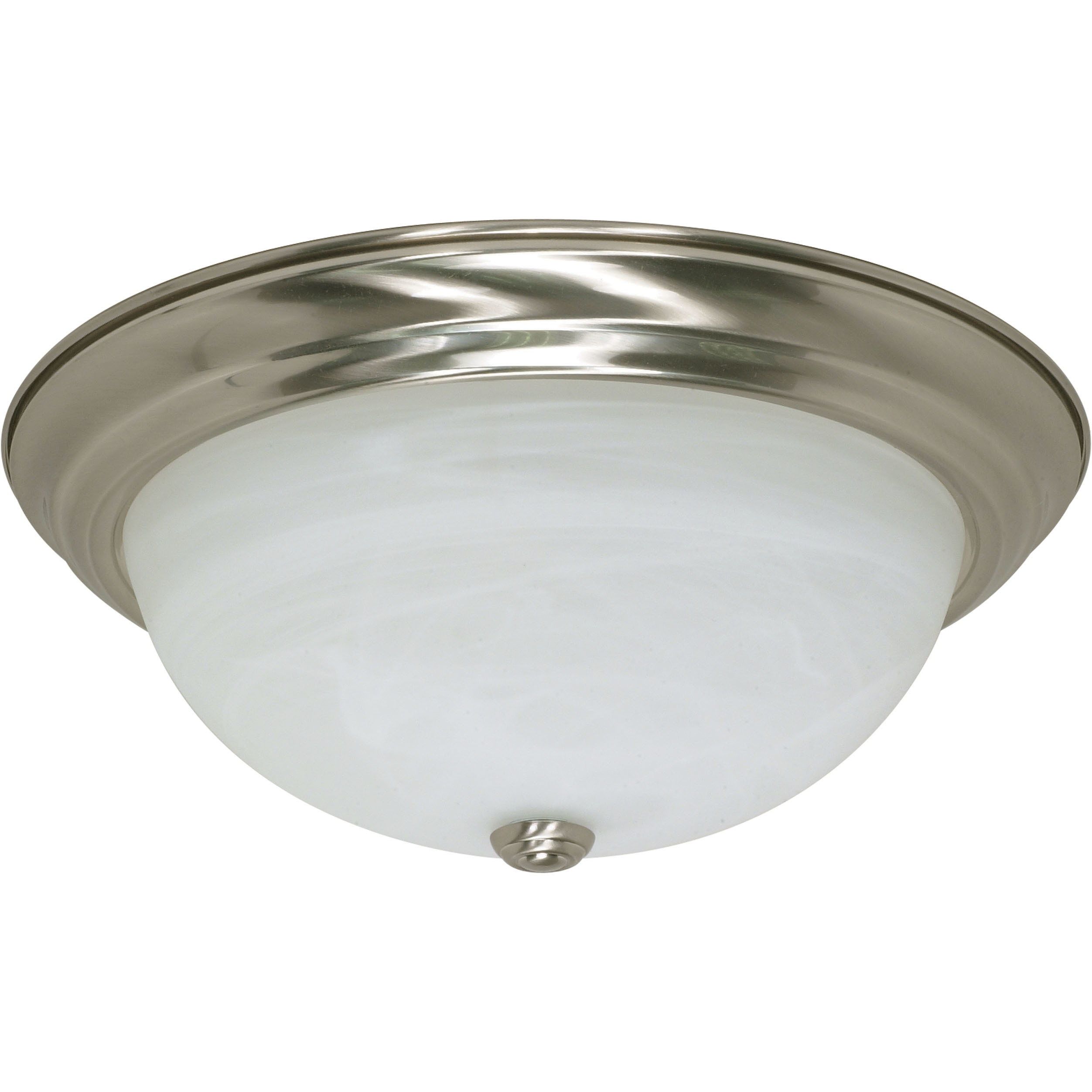Brentwood 3 Light 15 inch Brushed Nickel Flush Mount Ceiling Light