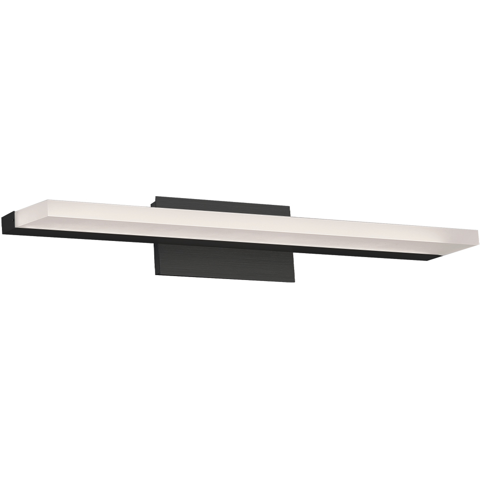 Level LED 19 inch Black Bath Vanity & Wall Light, dweLED