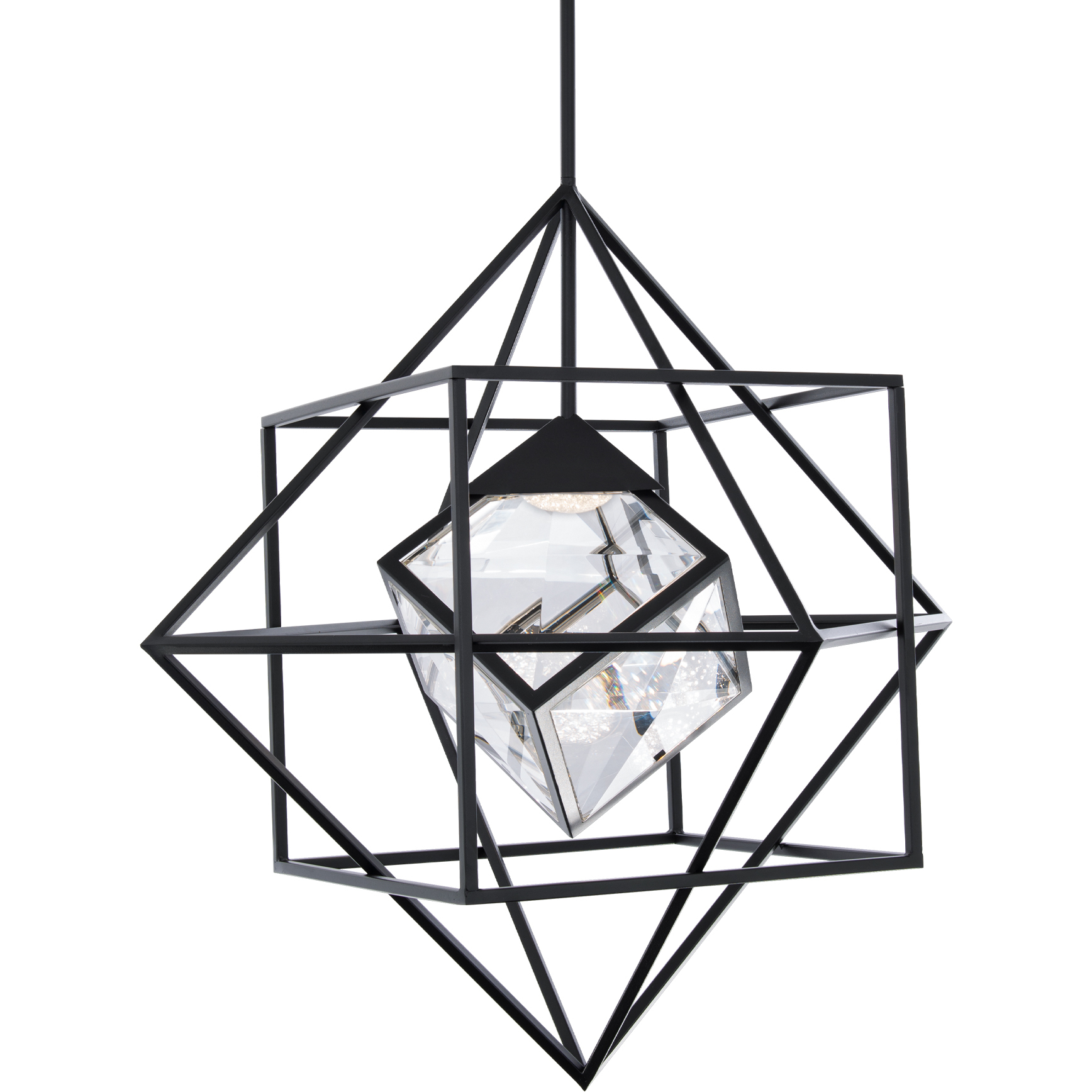 Beyond Heracles LED 28 inch Black Pendant Ceiling Light, Beyond