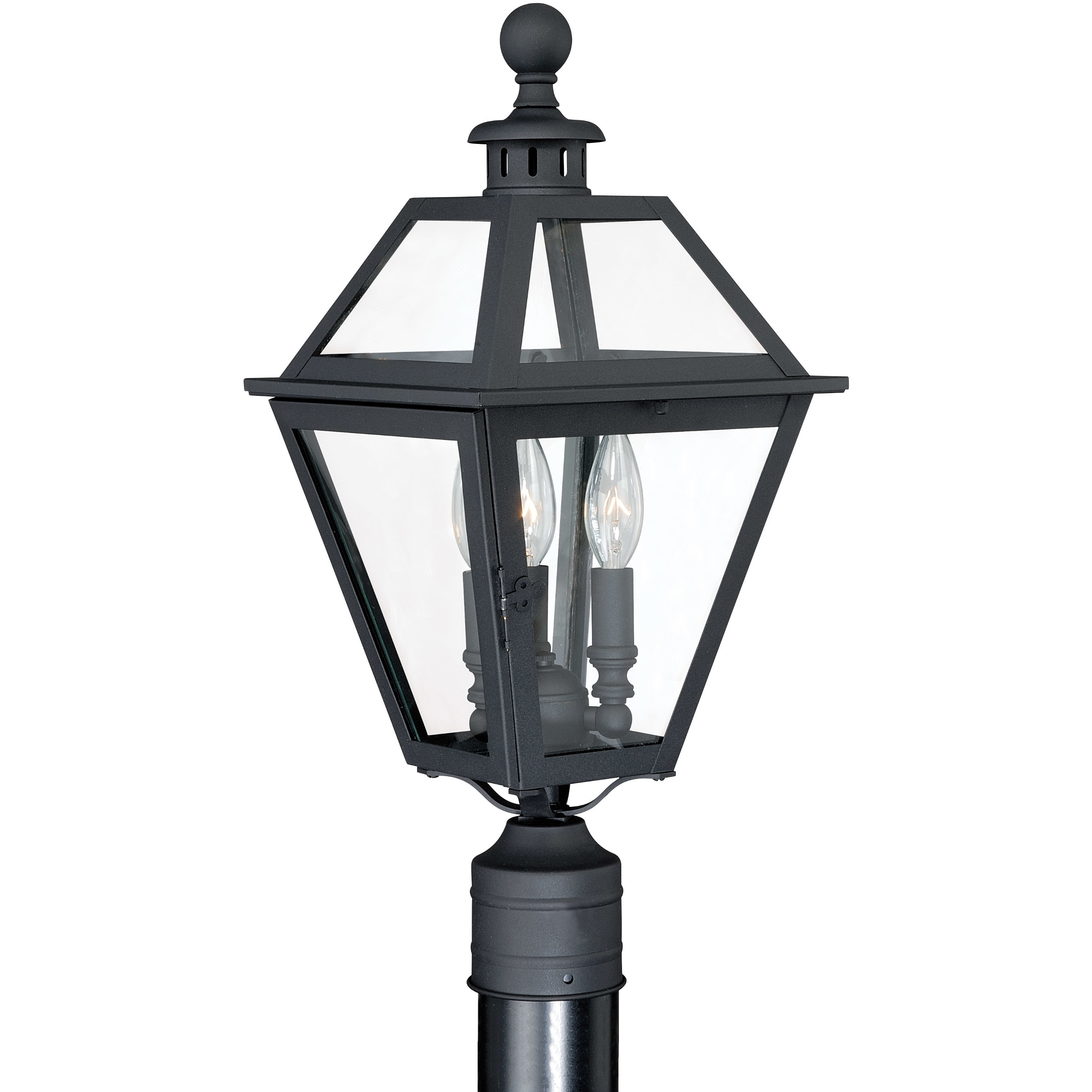 Nottingham LED 19.75 inch Textured Black Outdoor Post