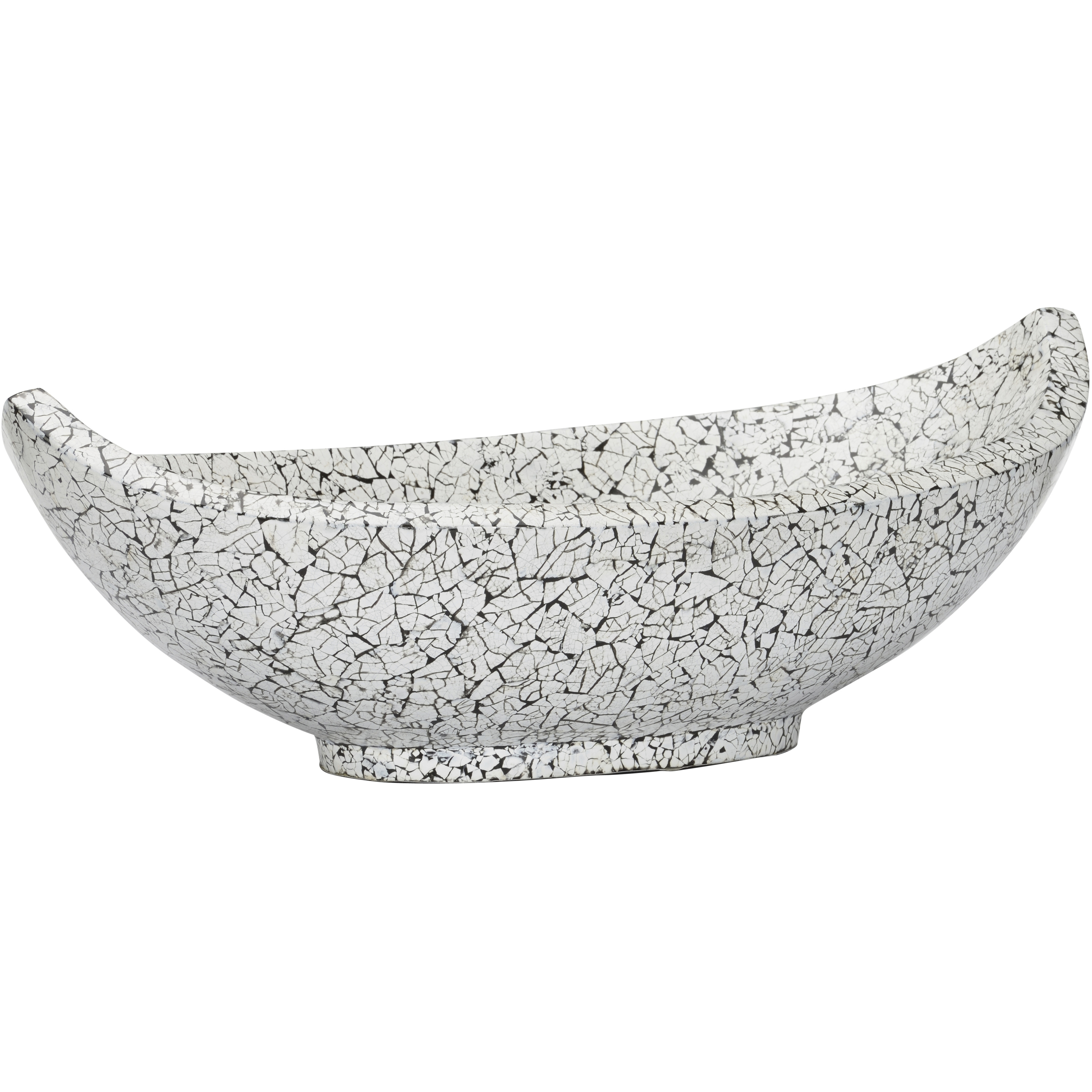 Crackled 19.75 X 7 inch Bowl