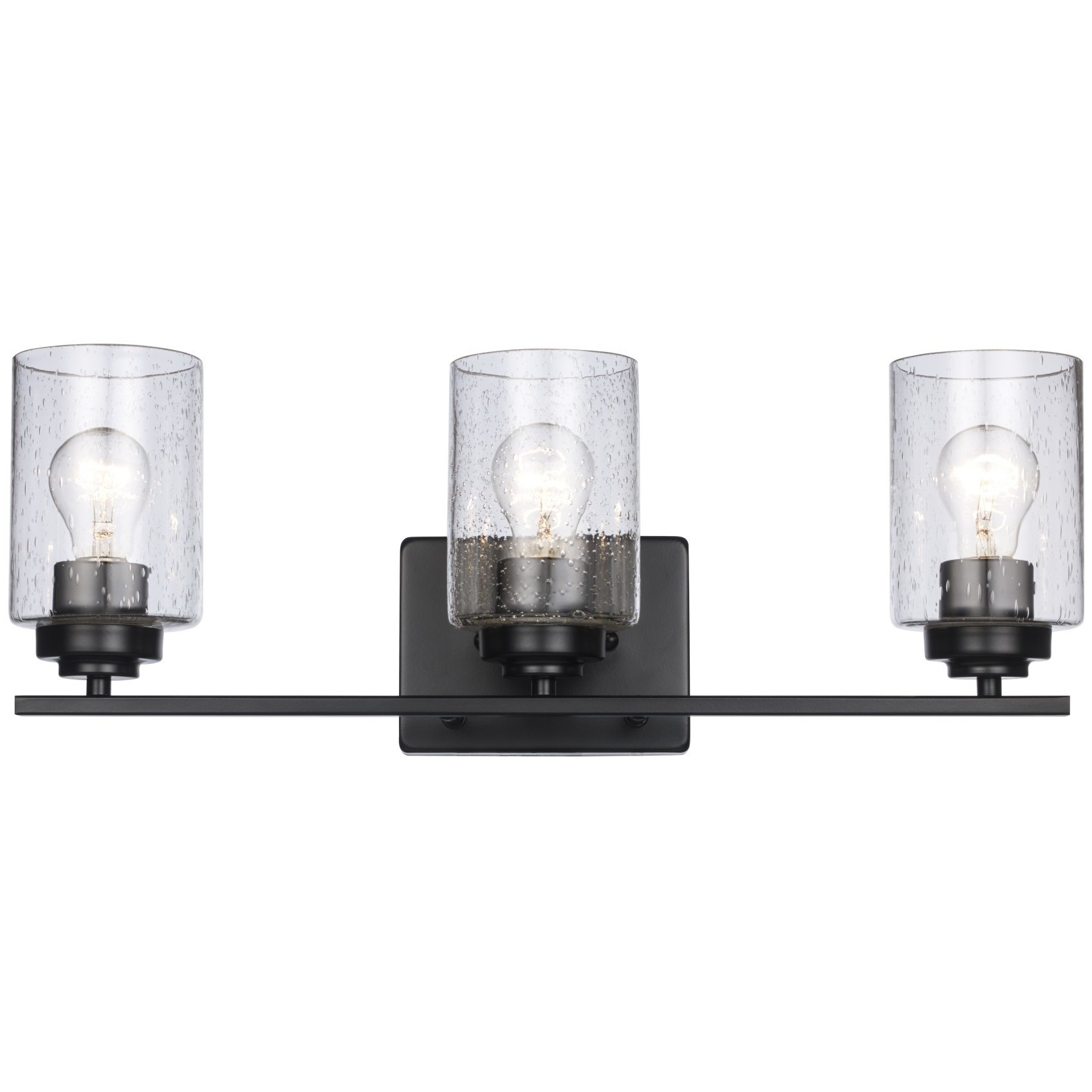 Mod Pod 3 Light 22 inch Black Vanity Light Wall Light