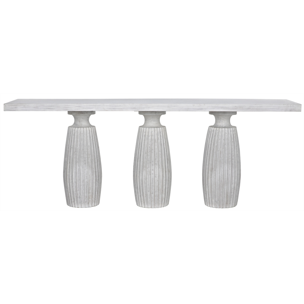 Evelyn 80 X 20 inch White Wash Console