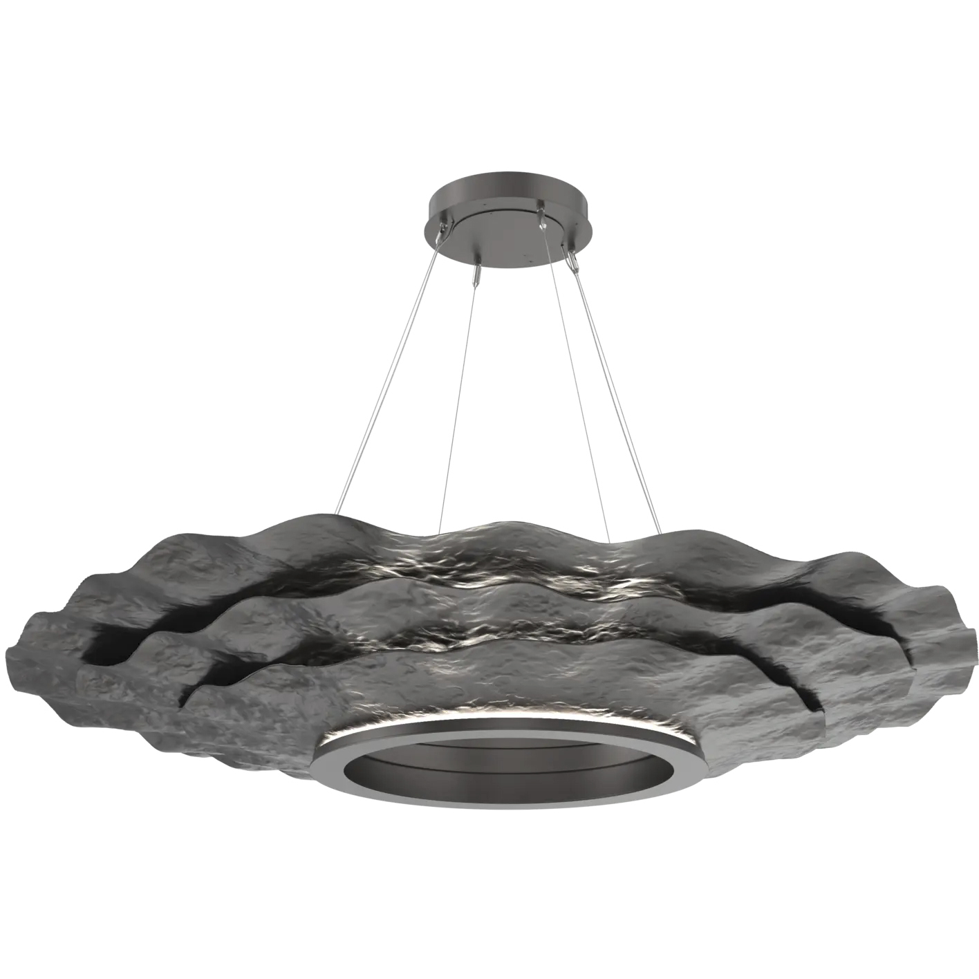 Delphine LED 61.4 inch Graphite Chandelier Ceiling Light