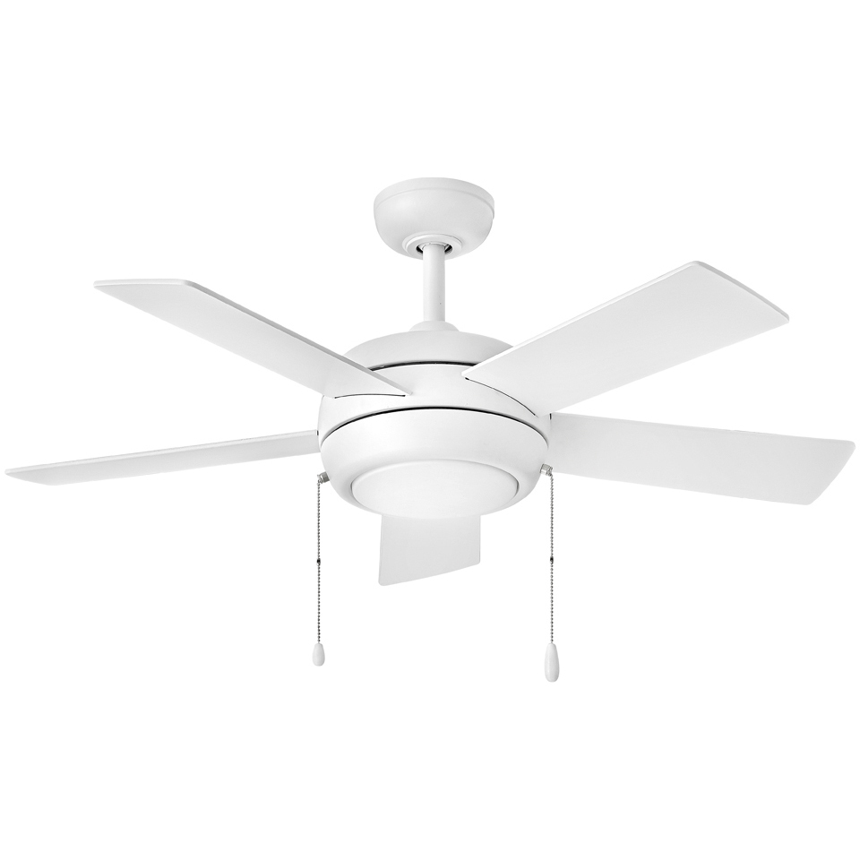 Croft 42 inch Chalk White with Chalk White, Weathered Wood Blades Fan, Regency Series